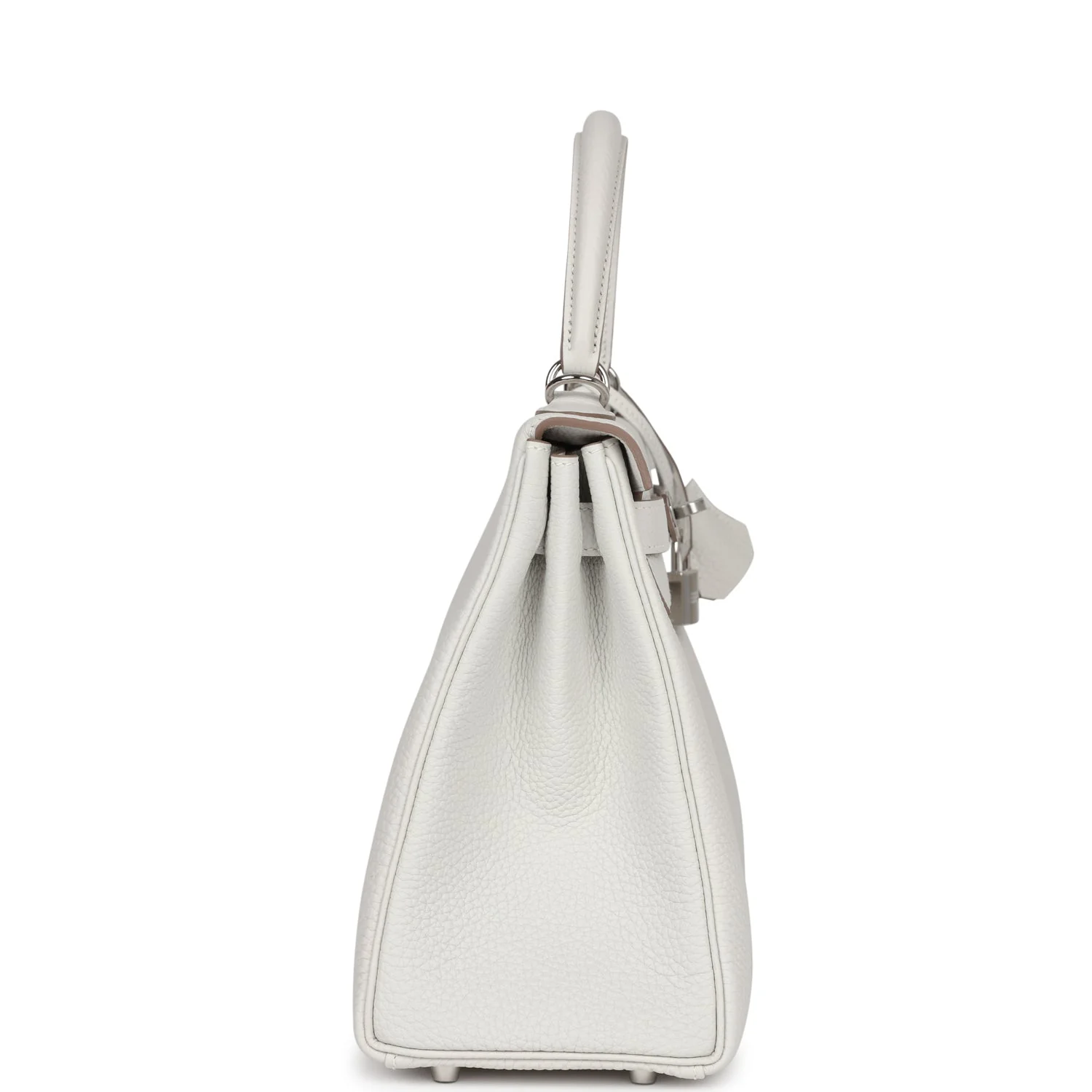 Replicate Hermes Kelly Retourne 28 Gris Pale Togo Palladium Hardware(1:1 replica)