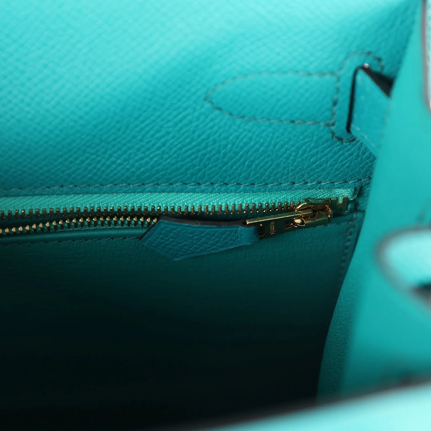 Replicate Hermes Kelly Sellier 28 Vert Verone Epsom Gold Hardware(1:1 replica)