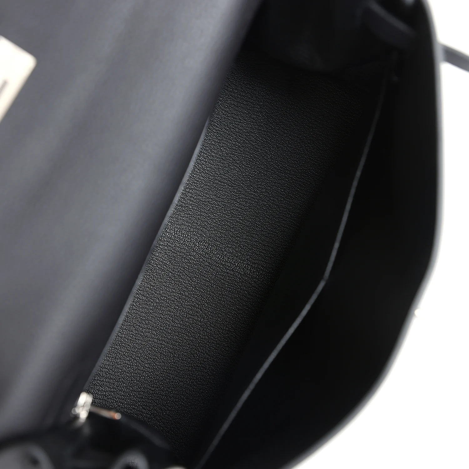 Replicate Hermes Kelly Retourne 28 Black Togo Palladium Hardware(1:1 replica)