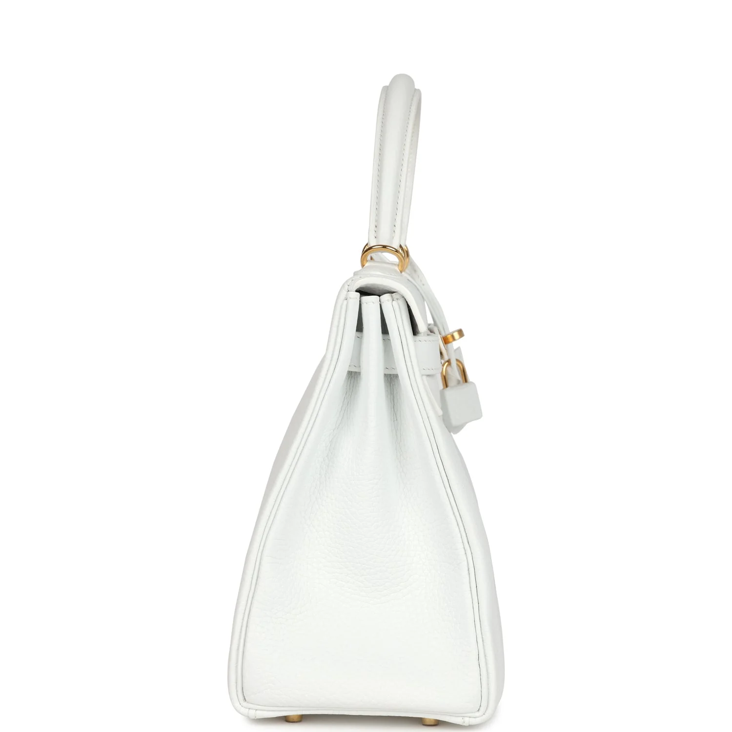 Replicate Hermes Kelly Retourne 28 White Clemence Gold Hardware(1:1 replica)