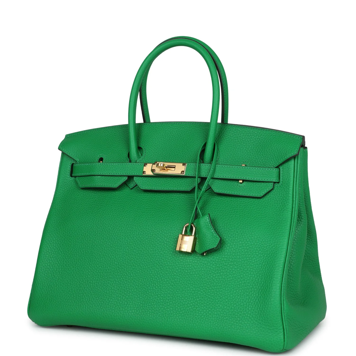 Replicate Hermes Birkin 35 Bambou Clemence Gold Hardware(1:1 replica)