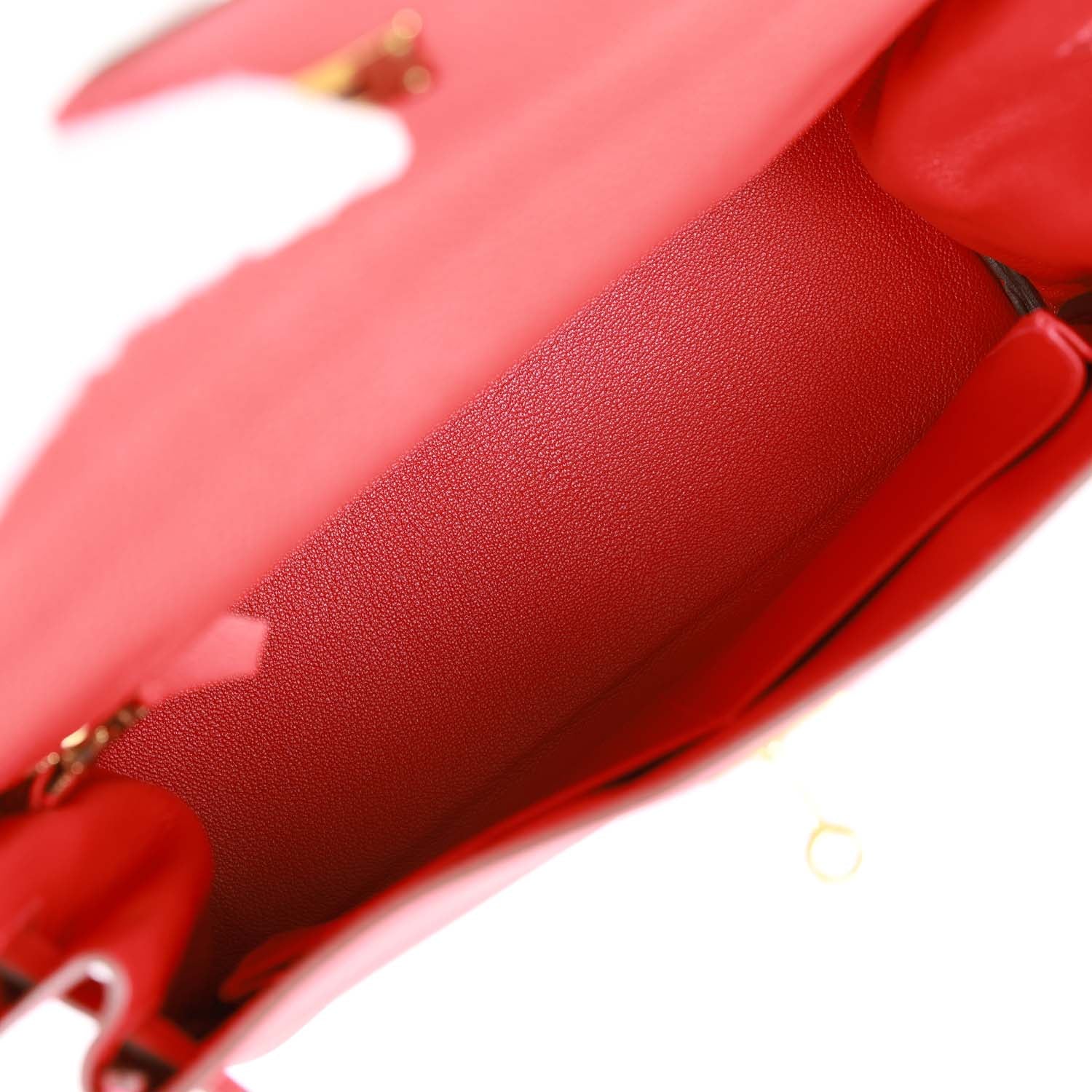 Replicate Hermes Kelly Retourne 28 Rouge Casaque Togo Gold Hardware(1:1 replica)