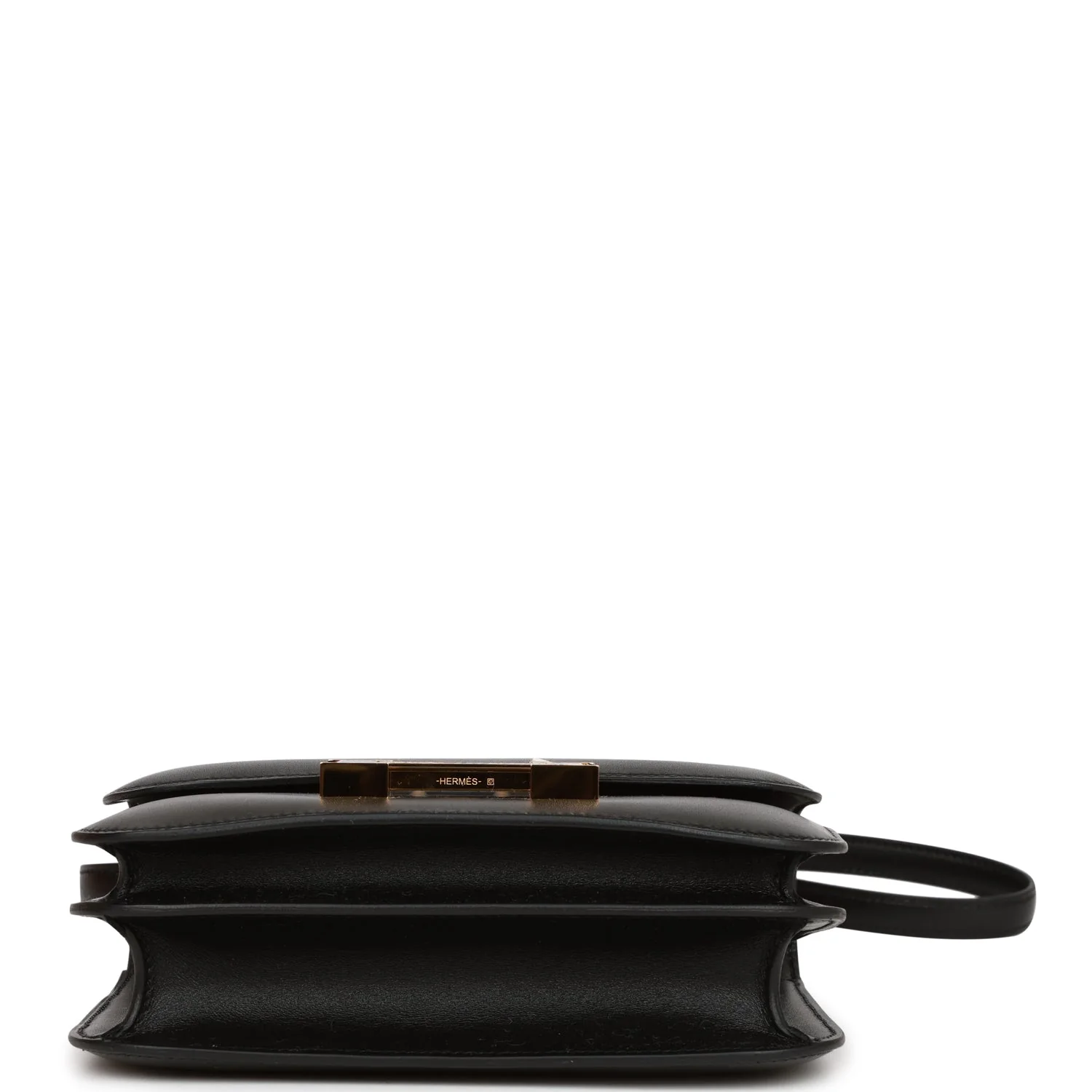 Replicate Hermes Constance 18 Black Tadelakt and Ombre Lizard Gold Hardware(1:1 replica)