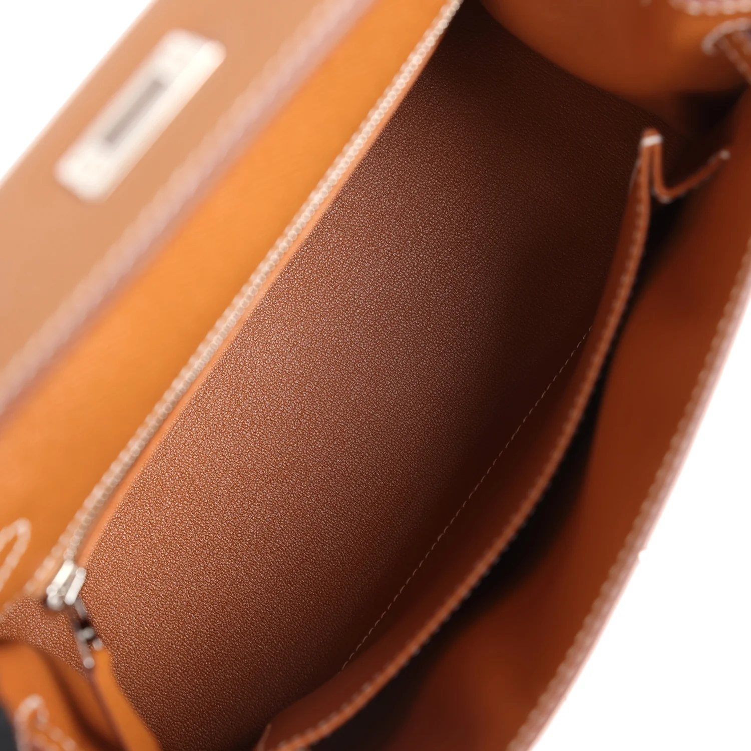 Replicate Hermes Kelly Sellier 25 Gold Epsom Palladium Hardware(1:1 replica)