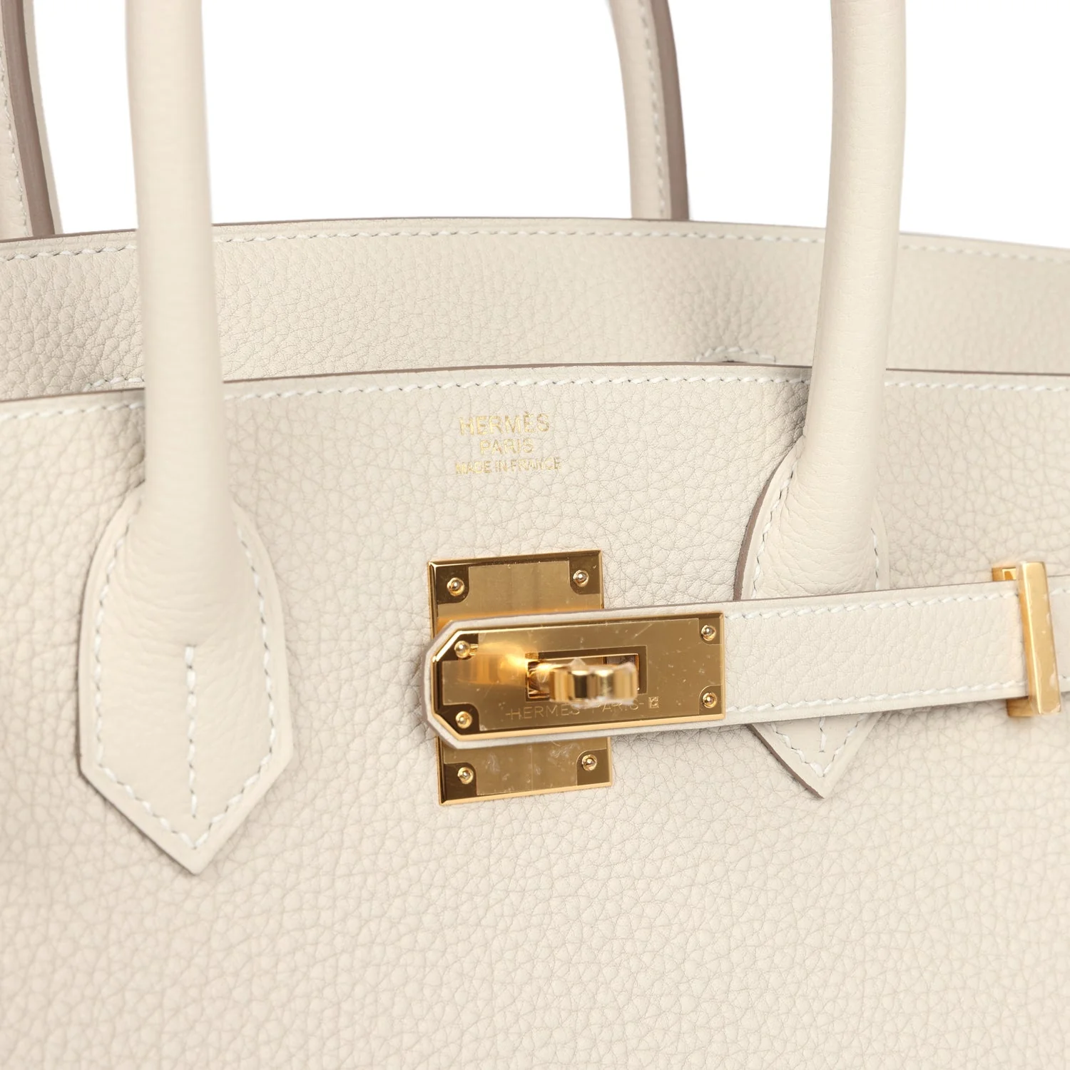Replicate Hermes Birkin 30 Craie Togo Gold Hardware(1:1 replica)
