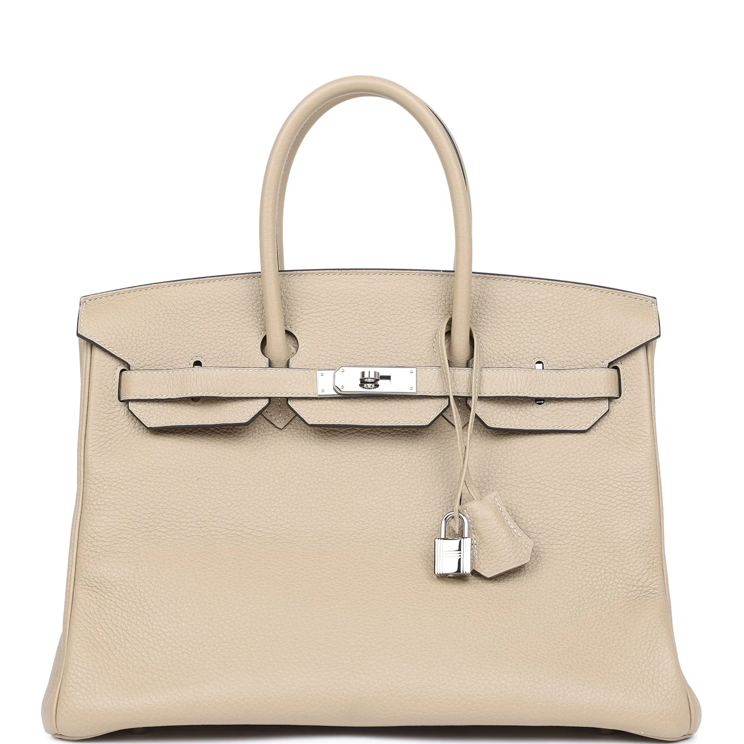Replicate Hermes Birkin 35 Trench Togo Palladium Hardware(1:1 replica)