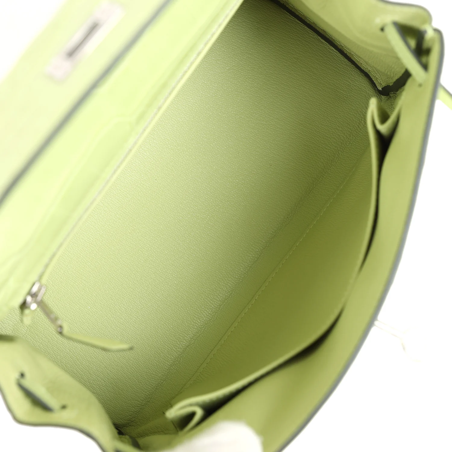 Replicate Hermes Kelly Retourne 25 Jaune Bourgeon Matte Alligator Palladium Hardware(1:1 replica)