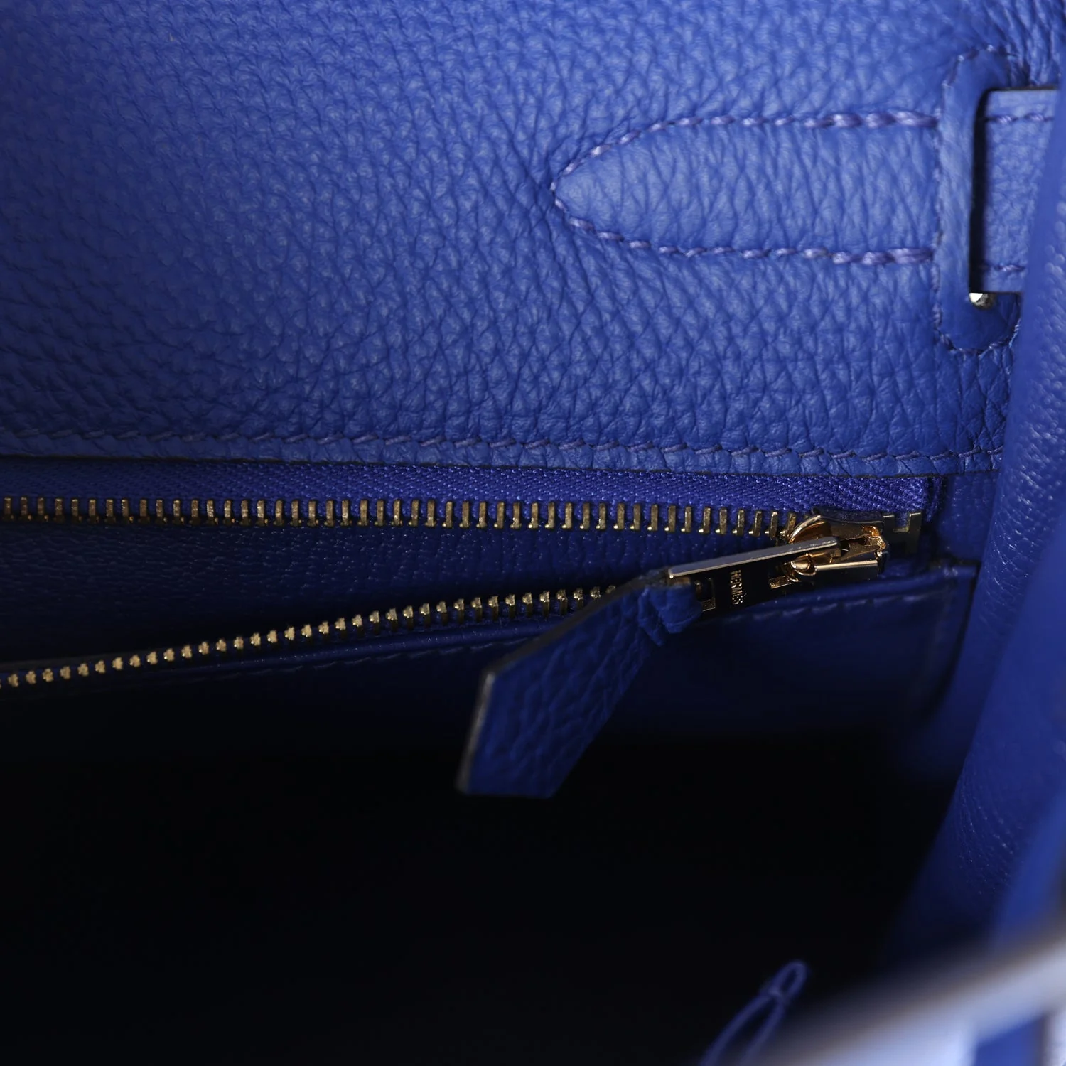 Replicate Hermes Kelly Retourne 32 Bleu Electric Togo Gold Hardware(1:1 replica)