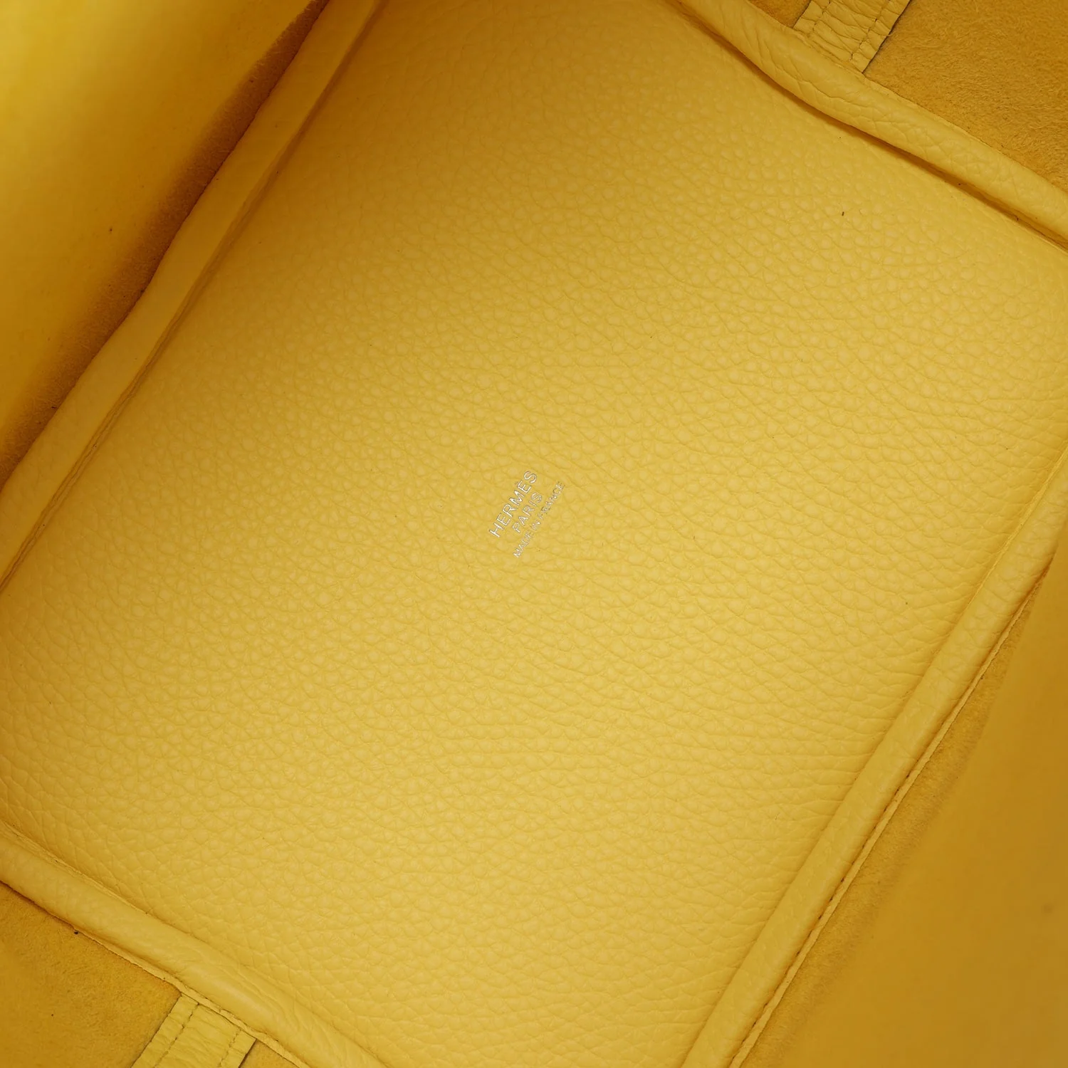 Replicate Hermes Picotin Lock 22 Limoncello Clemence Palladium Hardware(1:1 replica)
