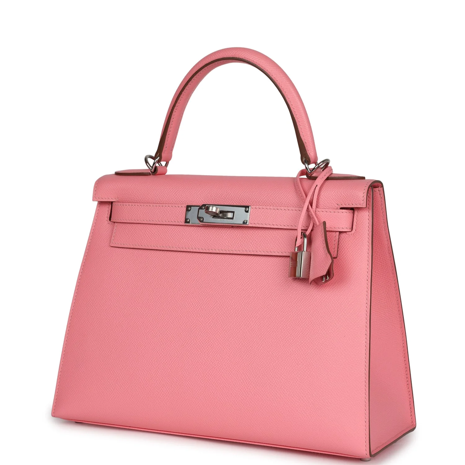 Replicate Hermes Kelly Sellier 28 Rose Confetti Epsom Palladium Hardware(1:1 replica)
