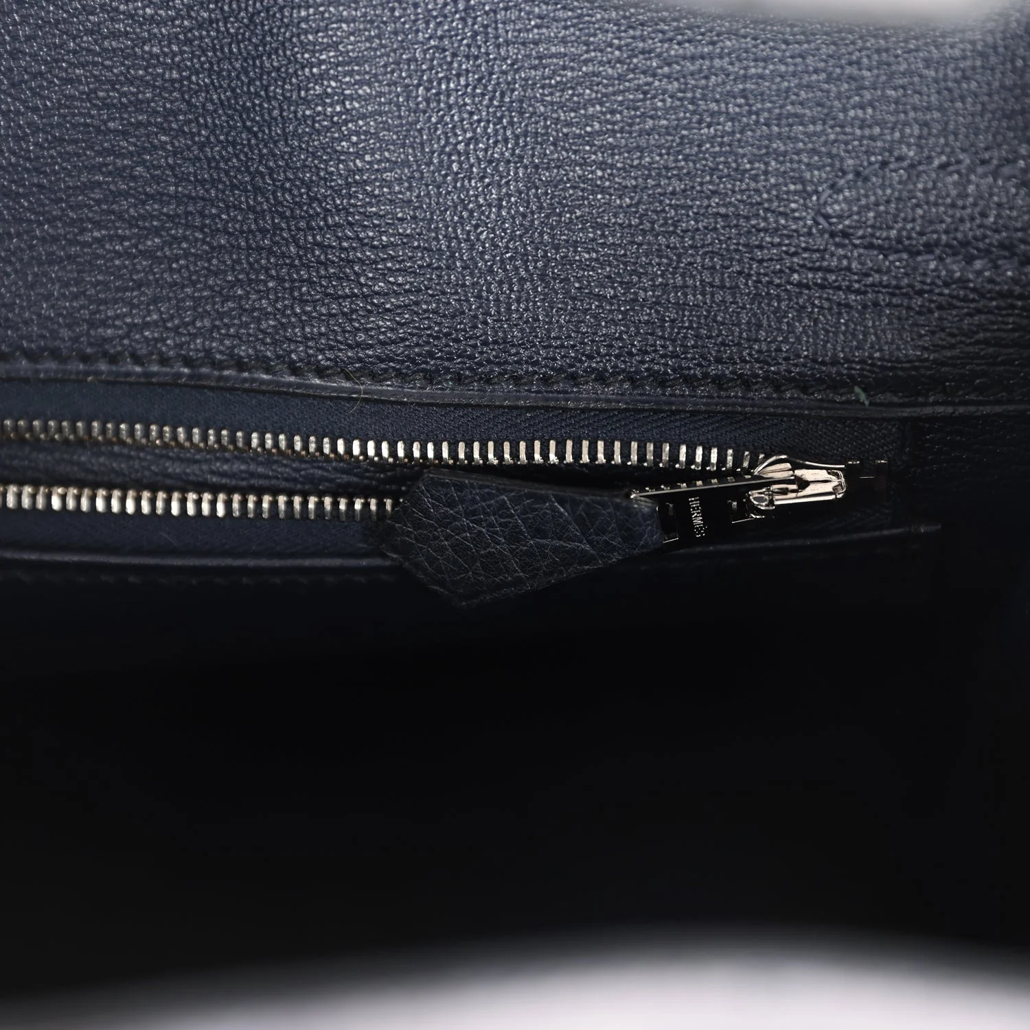 Replicate Hermes Special Order (HSS) Birkin 25 Gris Agate and Bleu Indigo Ostrich Brushed Palladium Hardware(1:1 replica)