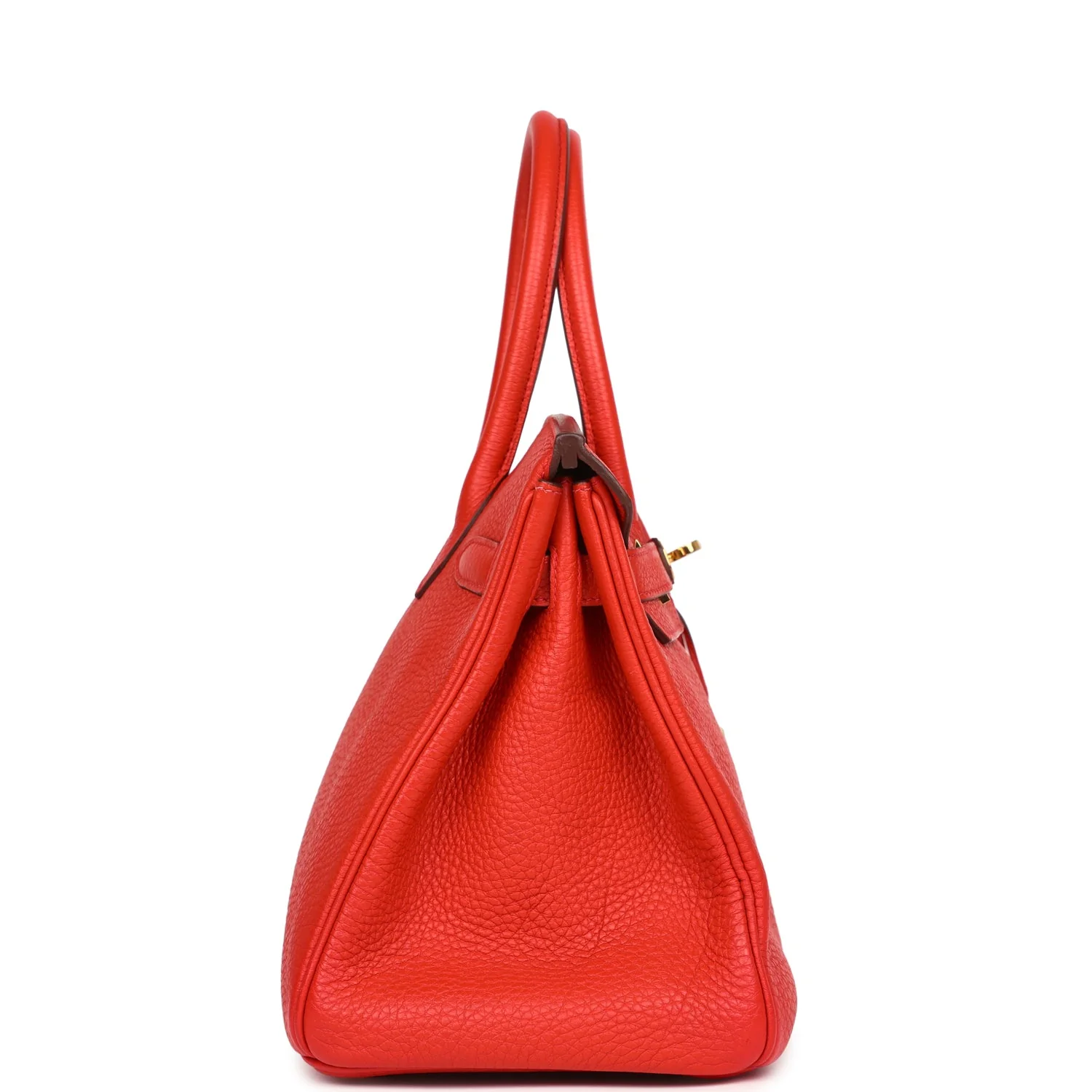 Replicate Hermes Birkin 30 Geranium Togo Gold Hardware(1:1 replica)