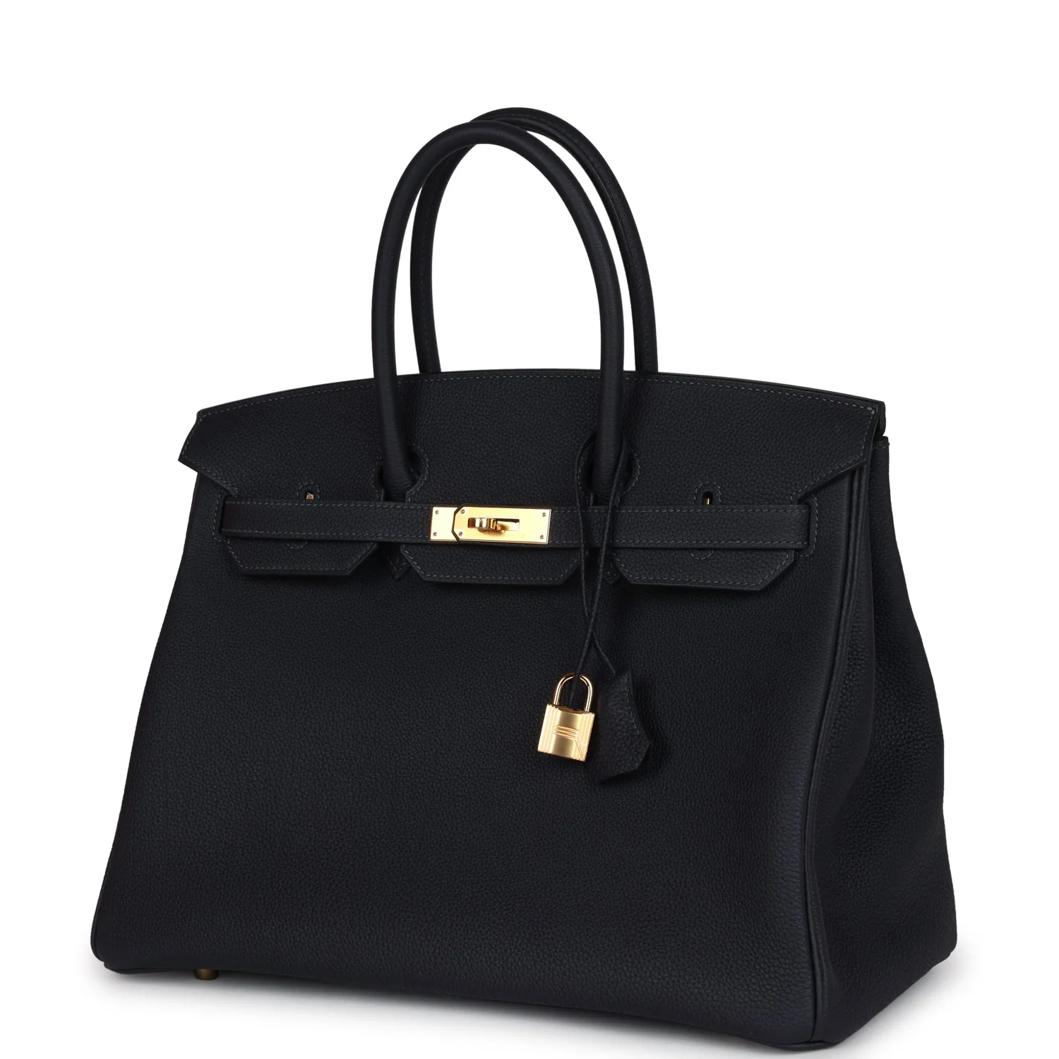 Replicate Hermes Birkin 35 Caban Togo Gold Hardware(1:1 replica)