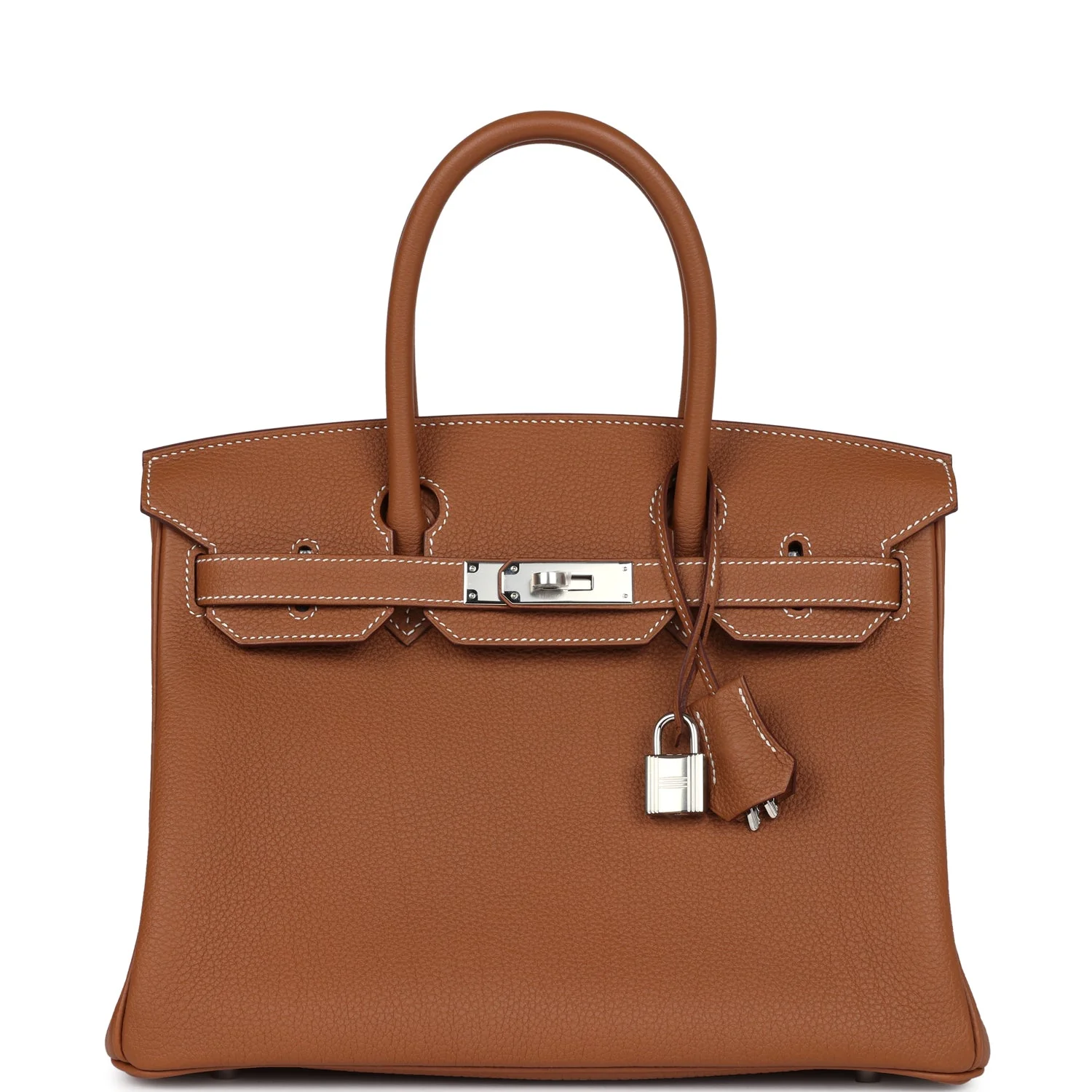 Replicate Hermes Birkin 30 Gold Togo Palladium Hardware(1:1 replica)