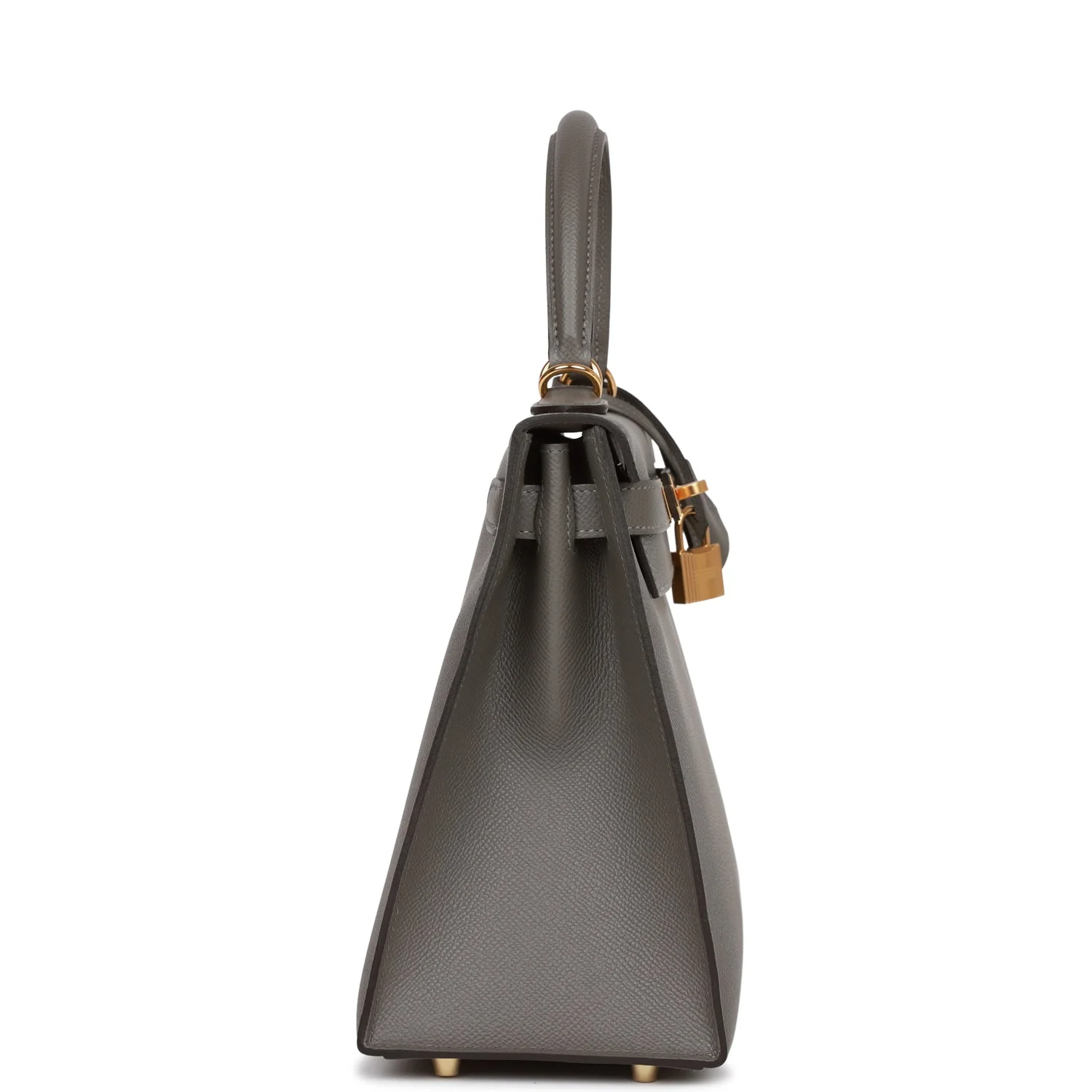 Replicate Hermes Kelly Sellier 28 Gris Meyer Epsom Gold Hardware(1:1 replica)