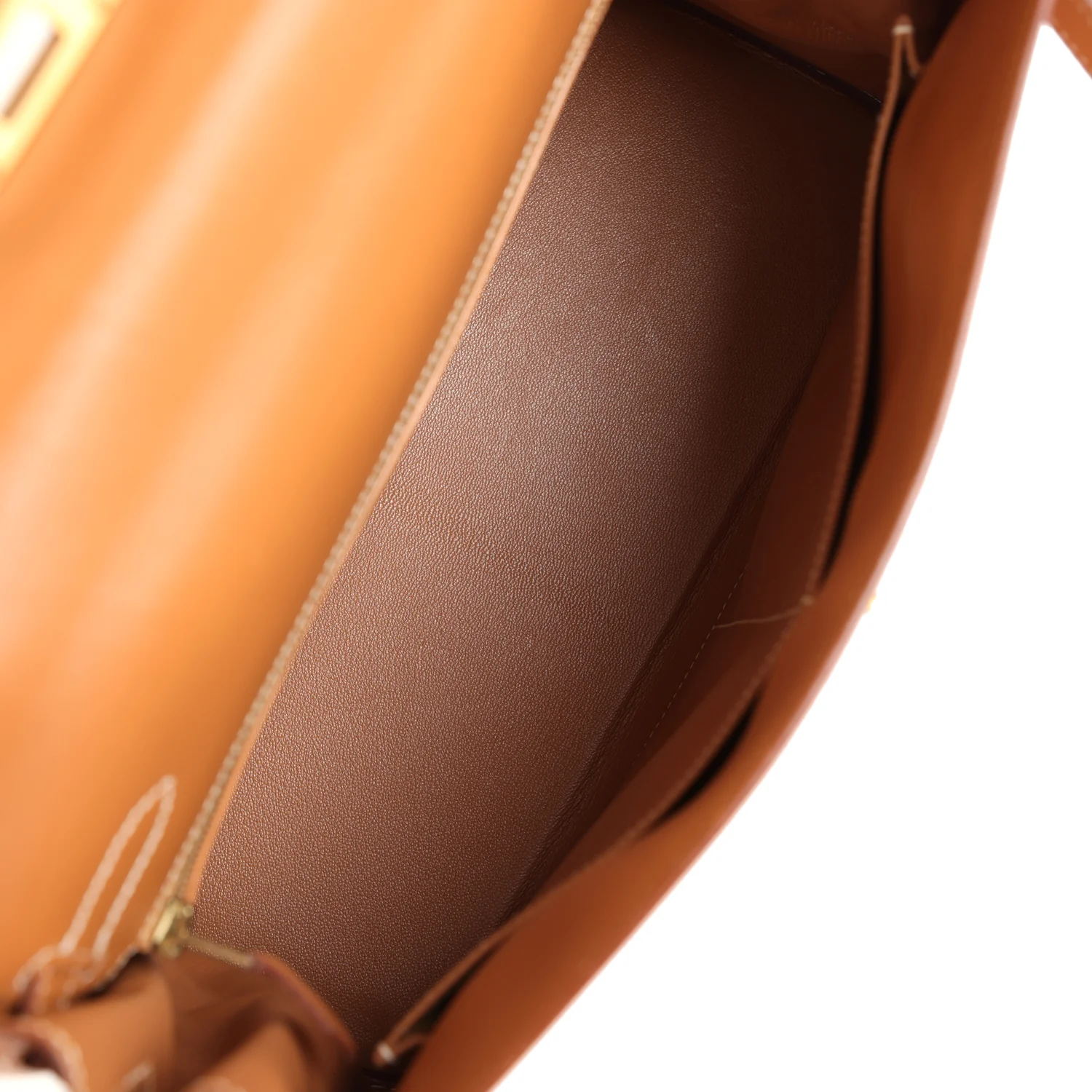 Replicate Vintage Hermes Kelly Retourne 32 Naturel Sable Chamonix Gold Hardware(1:1 replica)