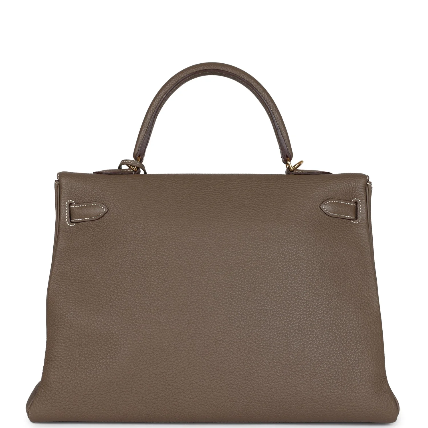 Replicate Hermes Kelly Retourne 35 Etoupe Togo Gold Hardware(1:1 replica)