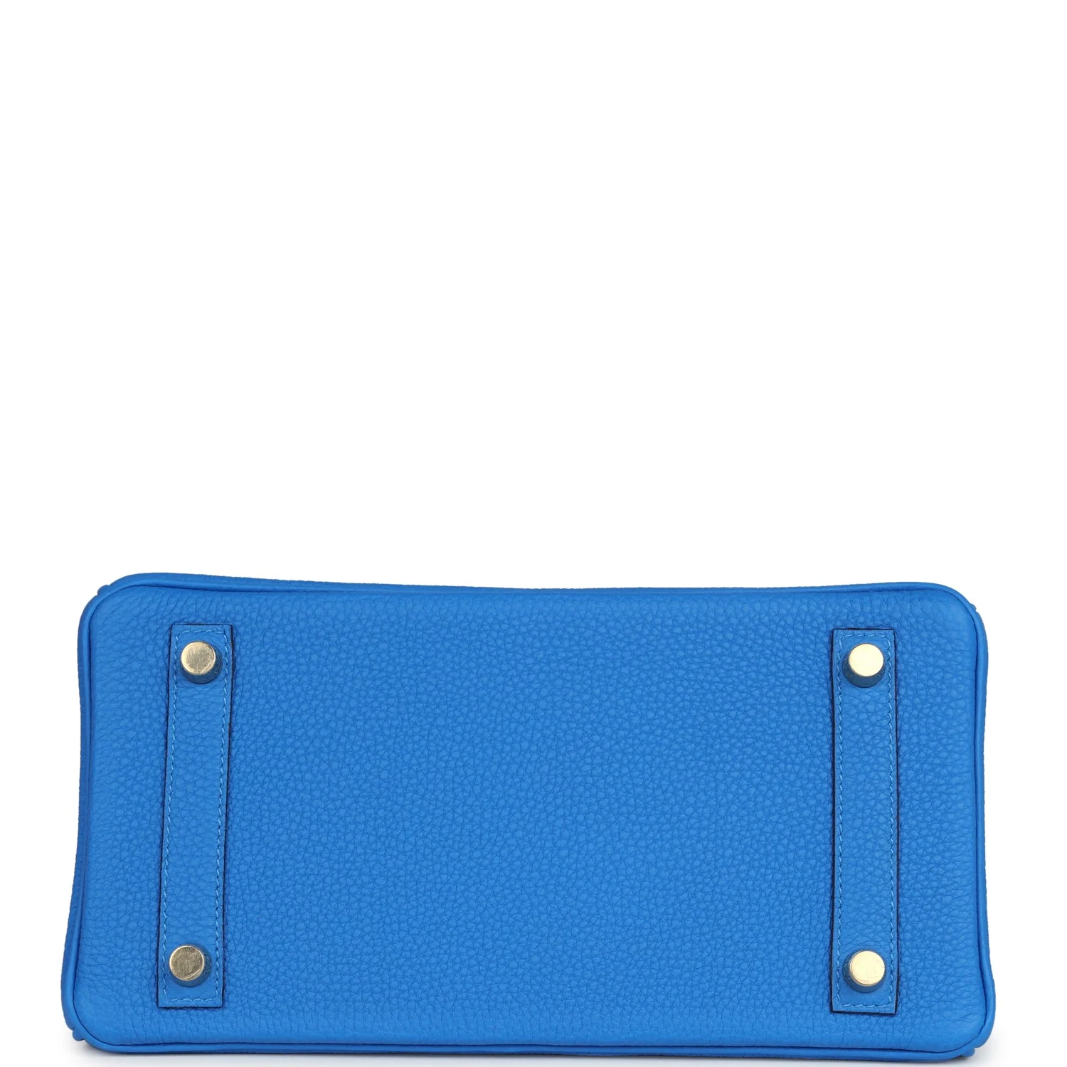 Replicate Hermes Birkin 25 Bleu Hydra Togo Gold Hardware(1:1 replica)