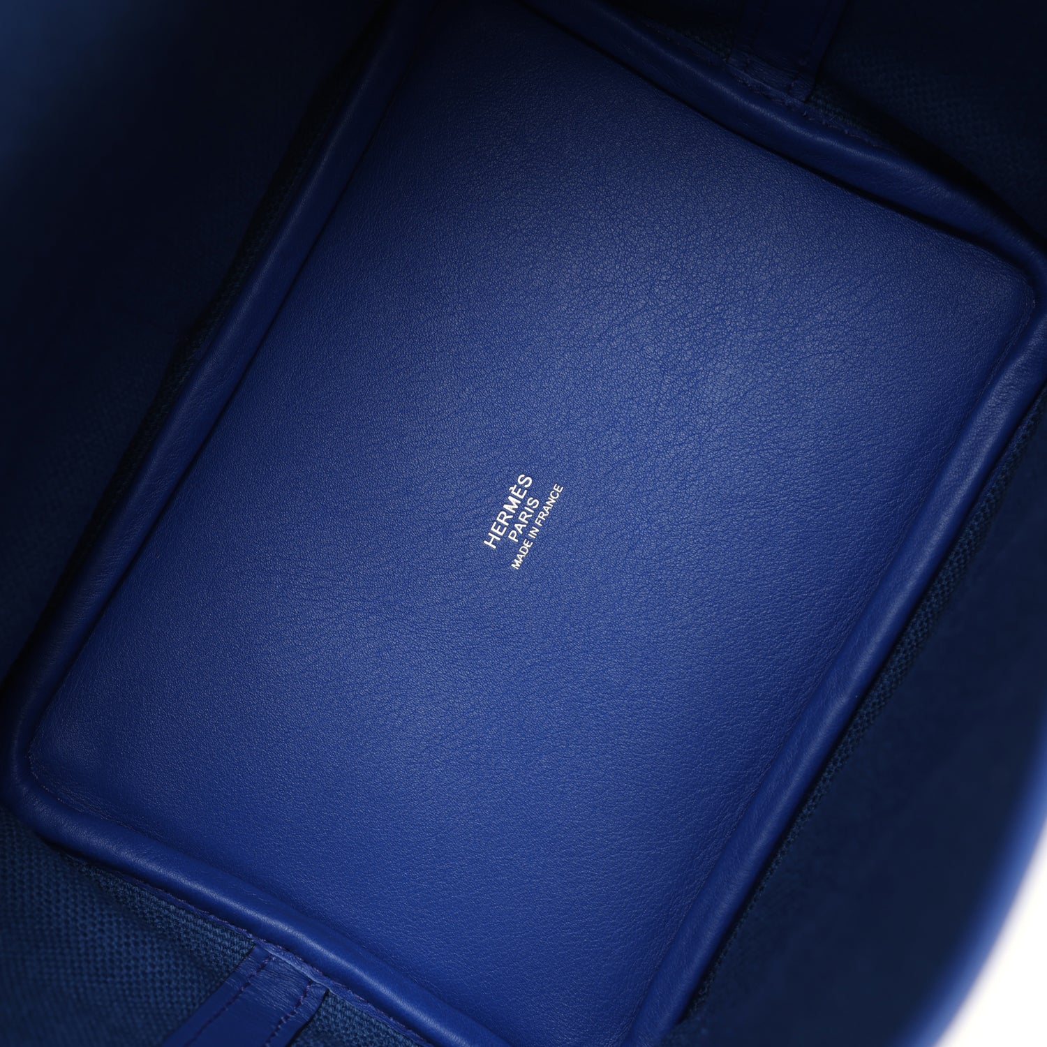 Replicate Hermes Picotin Cargo 18 Bleu Royal Swift and Toile Canvas Palladium Hardware(1:1 replica)