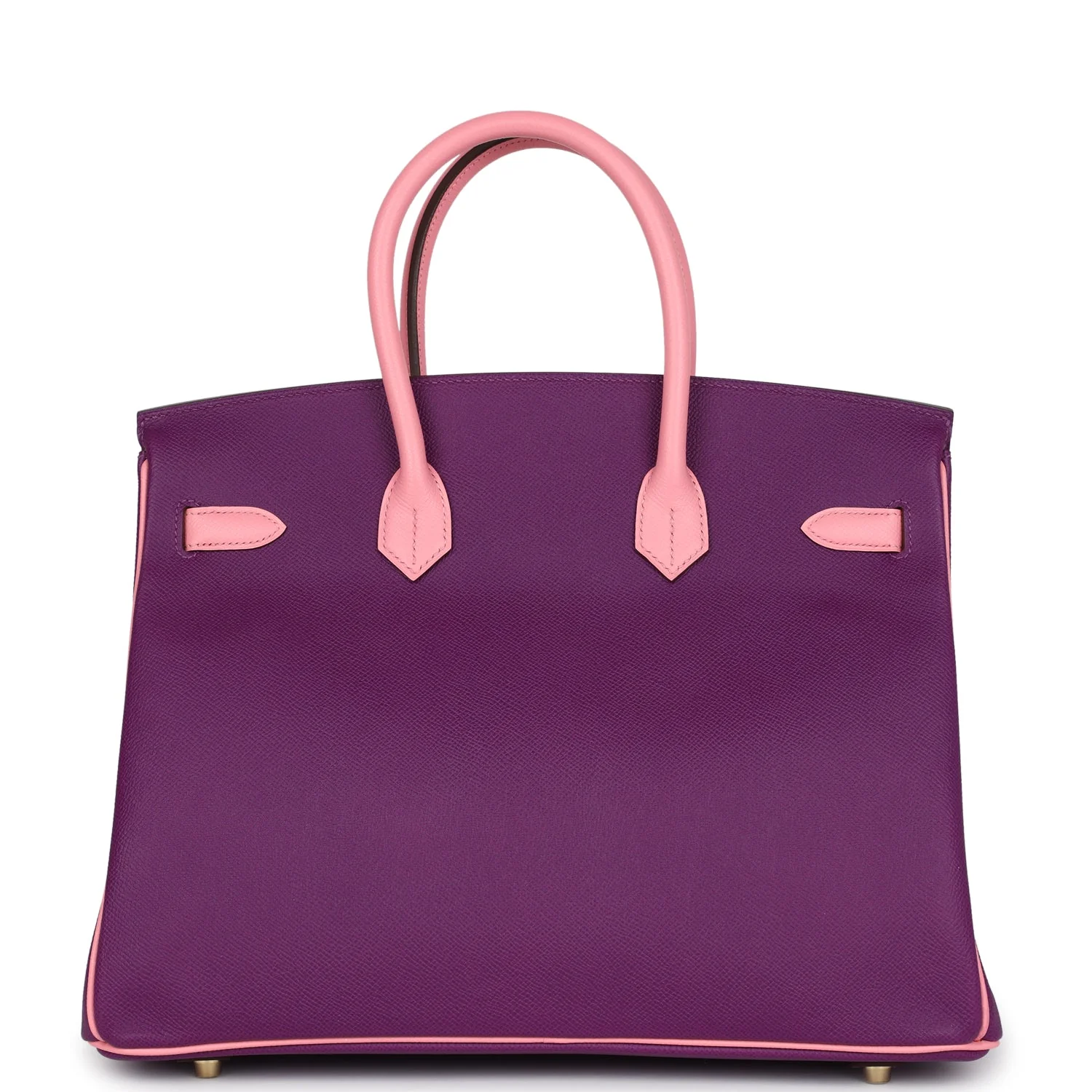 Replicate Hermes Special Order (HSS) Birkin 35 Rose Confetti and Anemone Epsom Gold Hardware(1:1 replica)