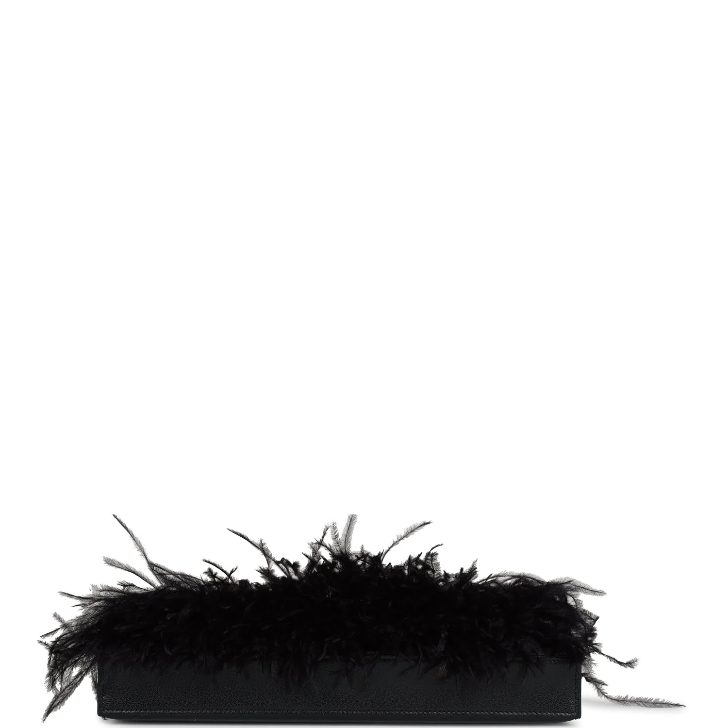 Replicate Hermes Kelly Elan Foile Chevre Chamkila and Ostrich Feather Palladium Hardware(1:1 replica)