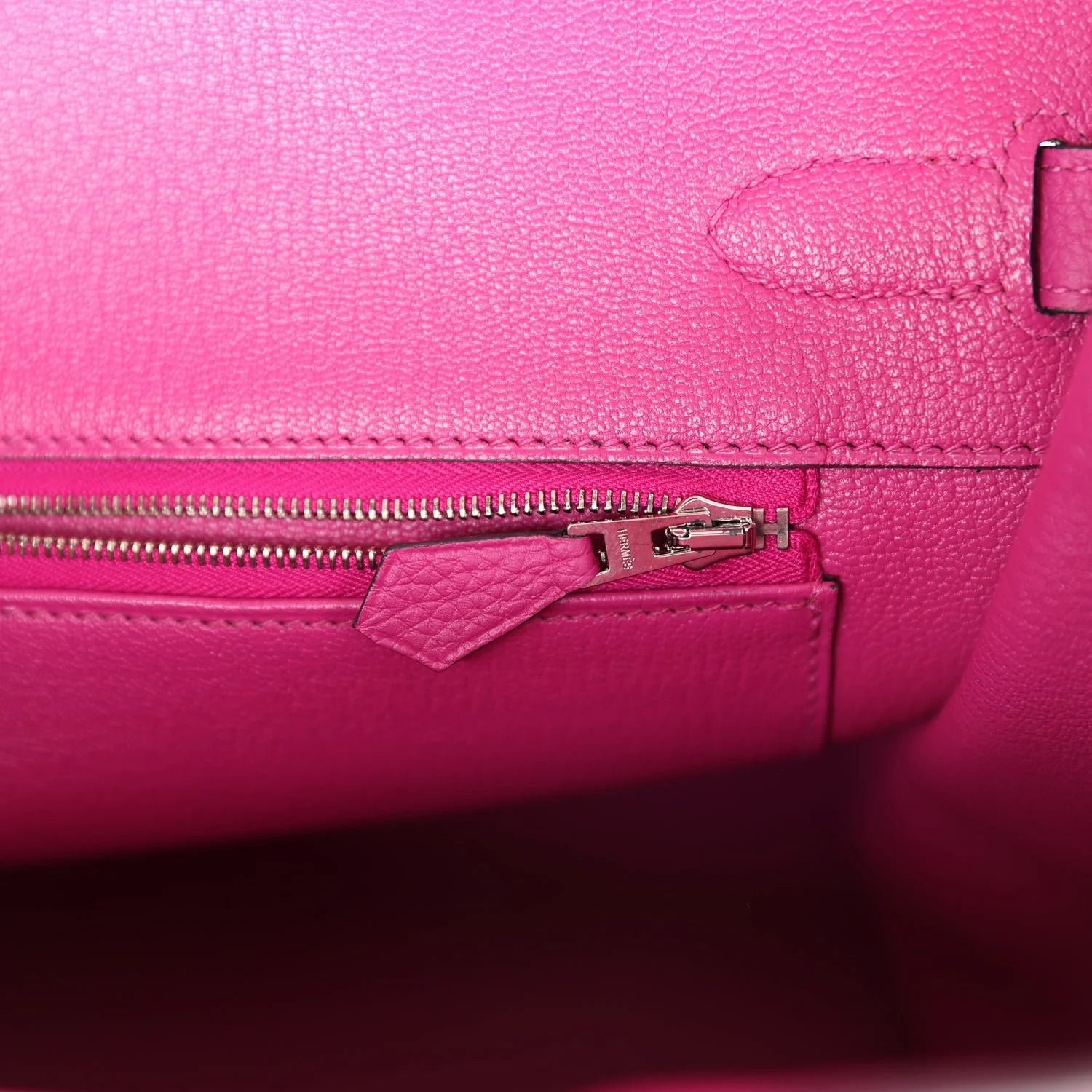 Replicate Hermes Birkin 35 Rose Pourpre Togo Palladium Hardware(1:1 replica)