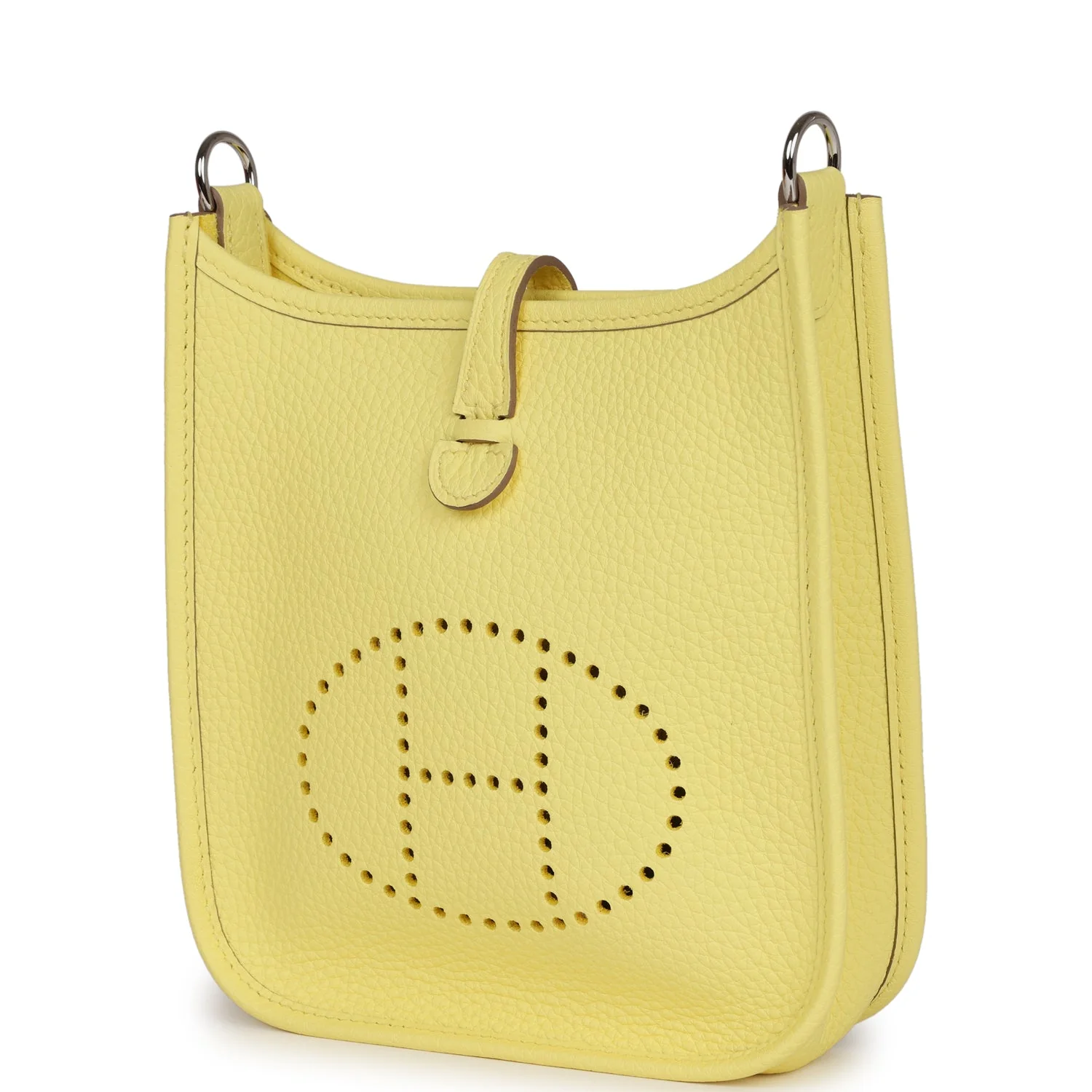 Replicate Hermes Evelyne TPM Limoncello Clemence Palladium Hardware(1:1 replica)