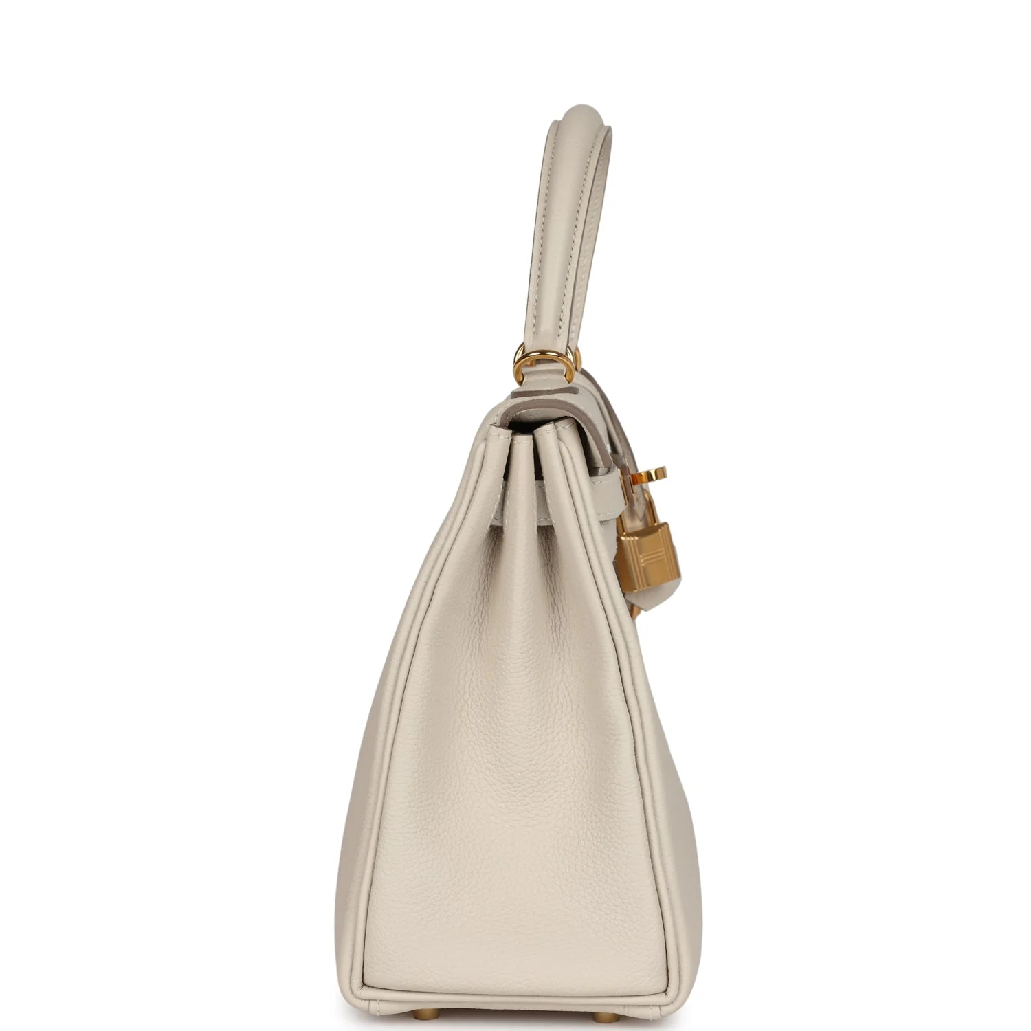 Replicate Hermes Kelly Retourne 25 Craie Togo Gold Hardware(1:1 replica)