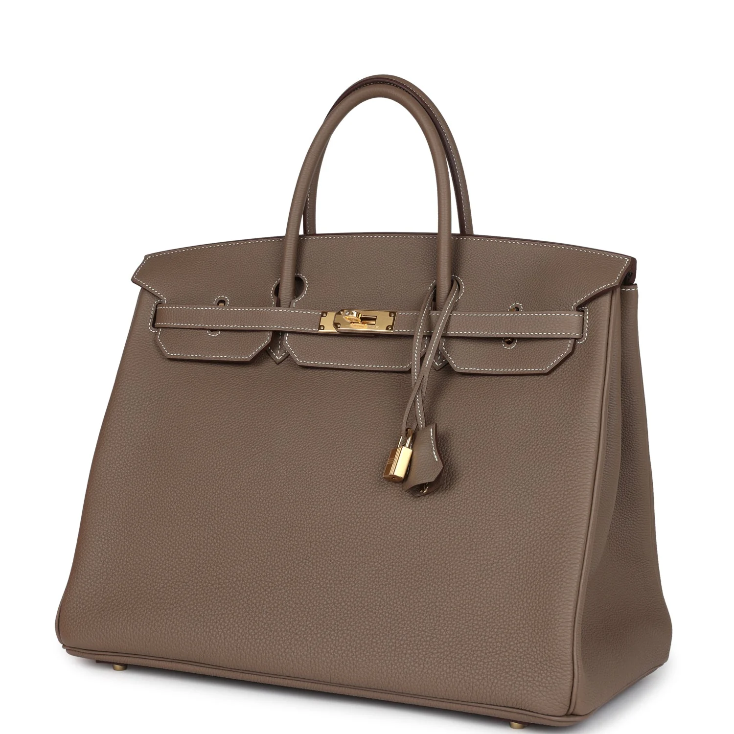 Replicate Hermes Birkin 40 Etoupe Togo Gold Hardware(1:1 replica)