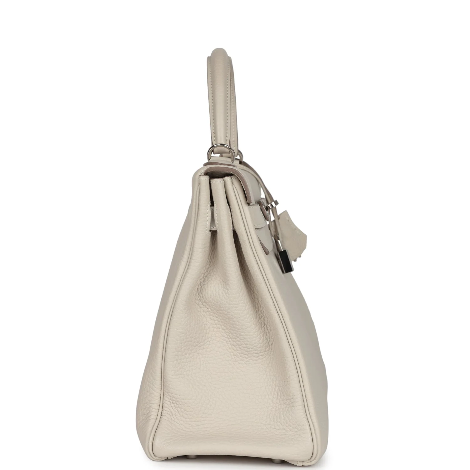 Replicate Hermes Kelly Retourne 32 Craie Togo Palladium Hardware(1:1 replica)
