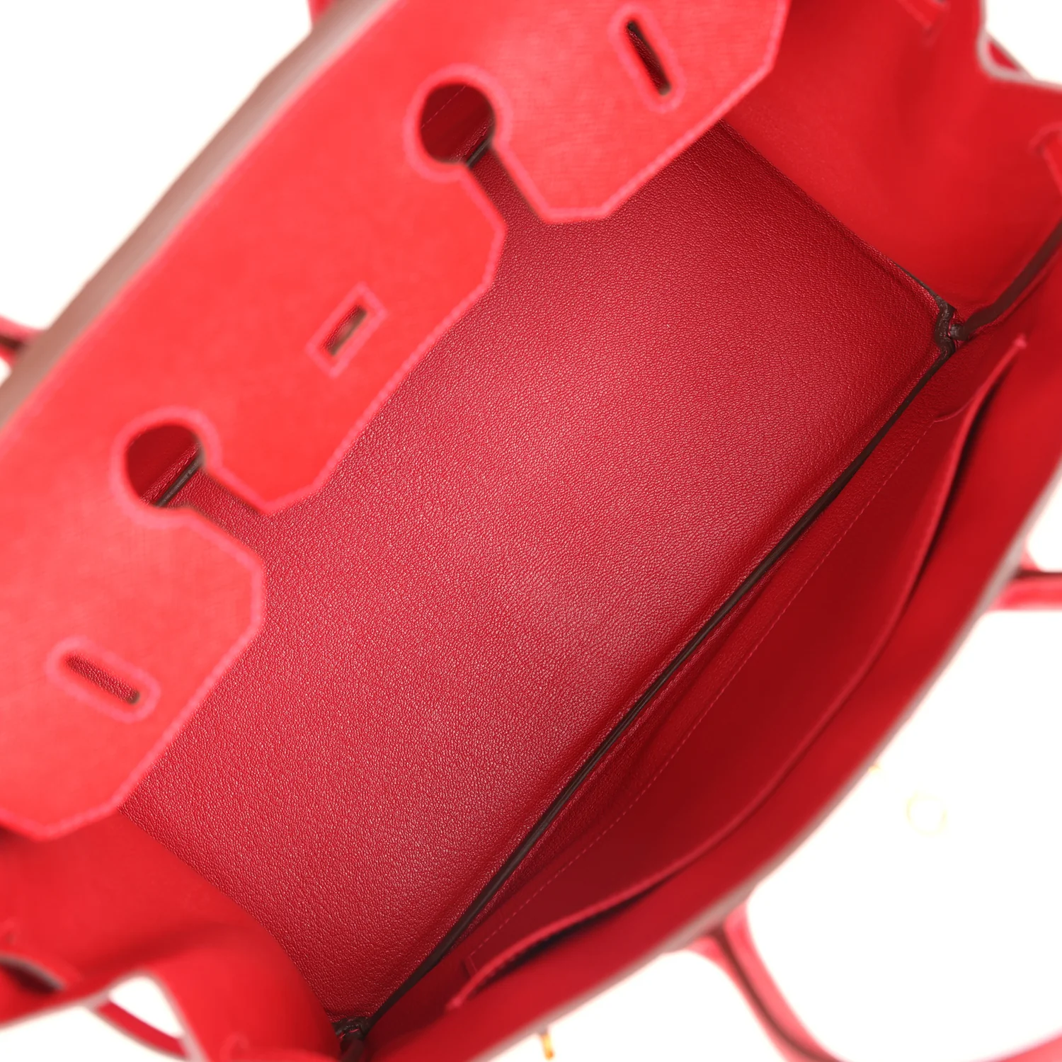Replicate Hermes Birkin 35 Rouge Casaque Epsom Gold Hardware(1:1 replica)