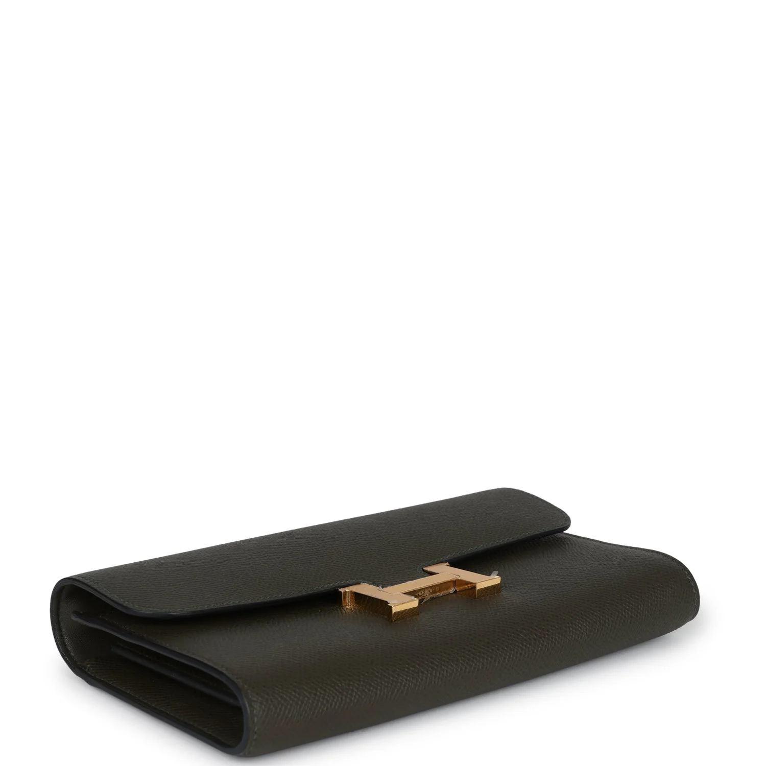 Replicate Hermes Constance Wallet To Go Vert De Gris Epsom Gold Hardware(1:1 replica)