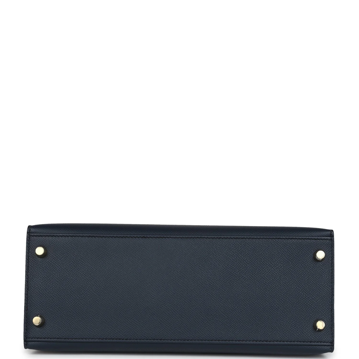 Replicate Hermes Kelly Sellier 28 Bleu Indigo Epsom Gold Hardware(1:1 replica)