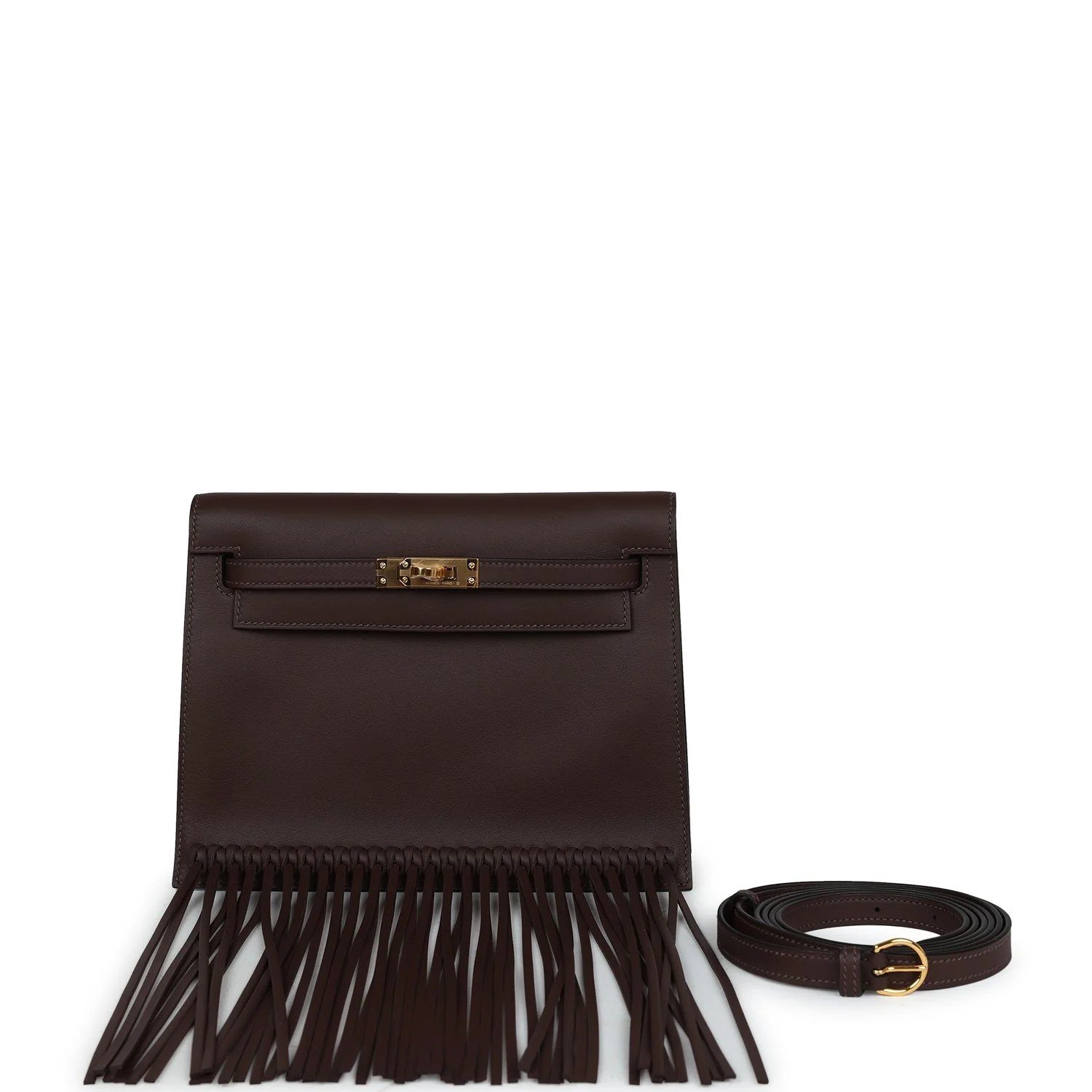 Replicate Hermes Kelly Danse Anate Moka Swift Gold Hardware(1:1 replica)