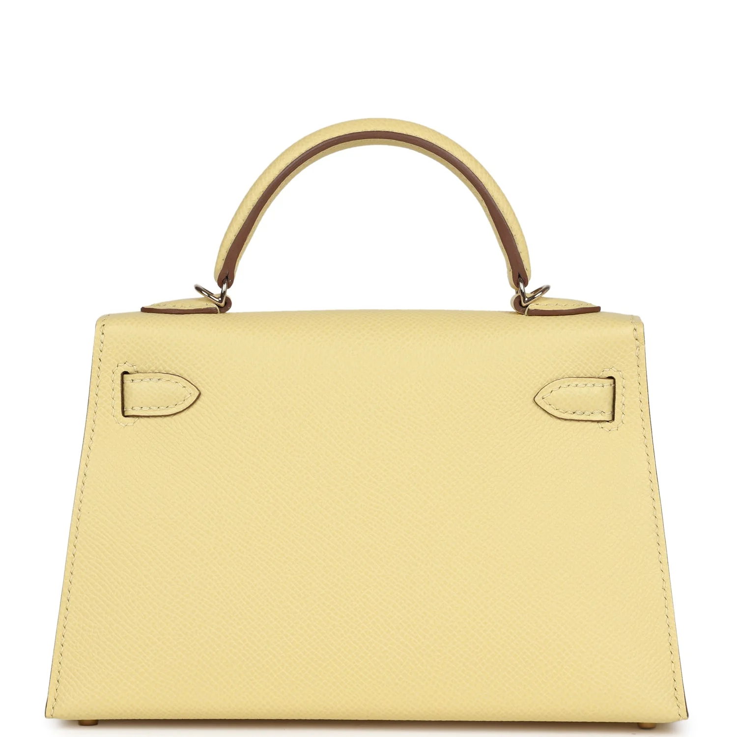 Replicate Hermes Special Order (HSS) Kelly Sellier 20 Jaune Poussin Verso Epsom Permabrass Hardware(1:1 replica)