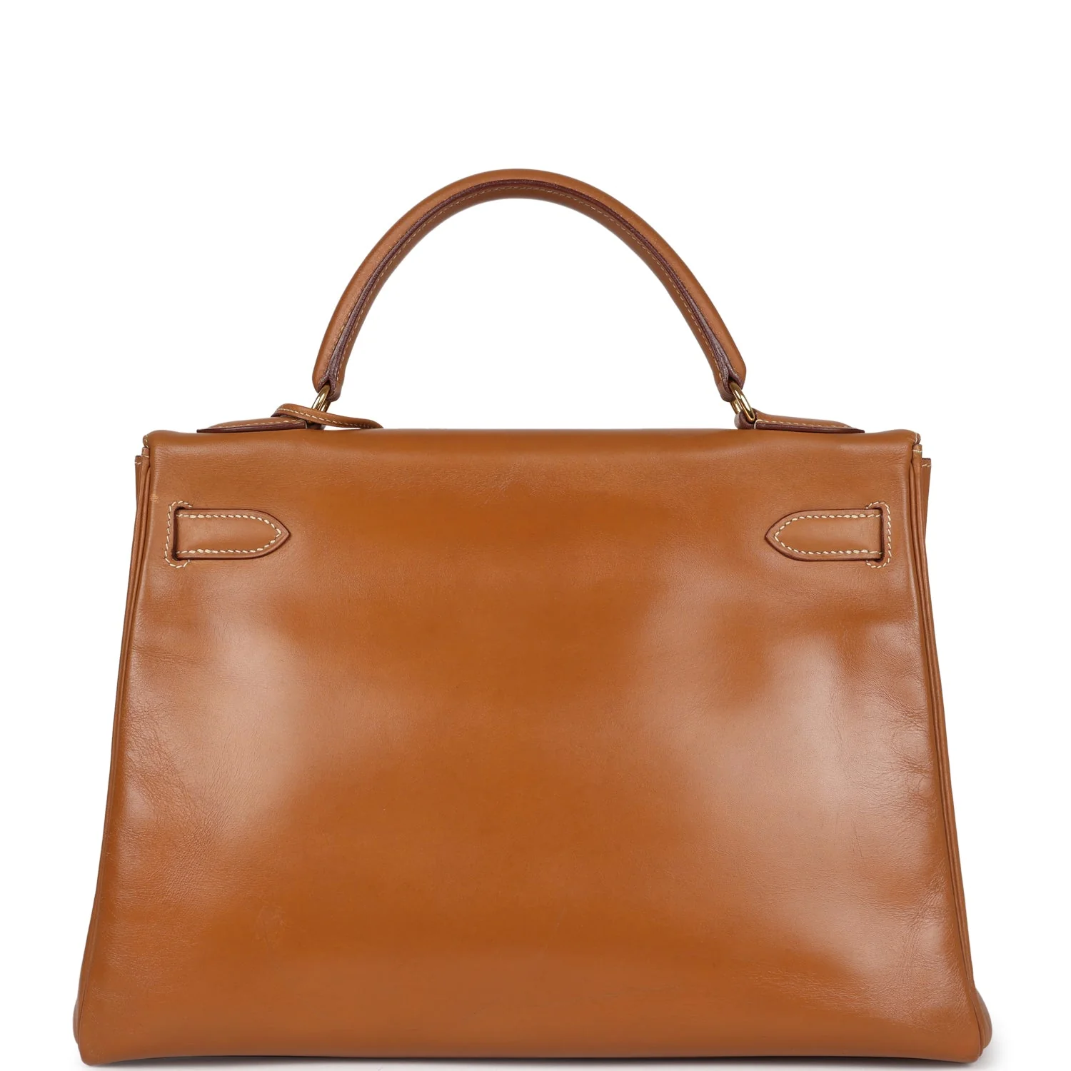 Replicate Vintage Hermes Kelly Retourne 32 Naturel Sable Chamonix Gold Hardware(1:1 replica)
