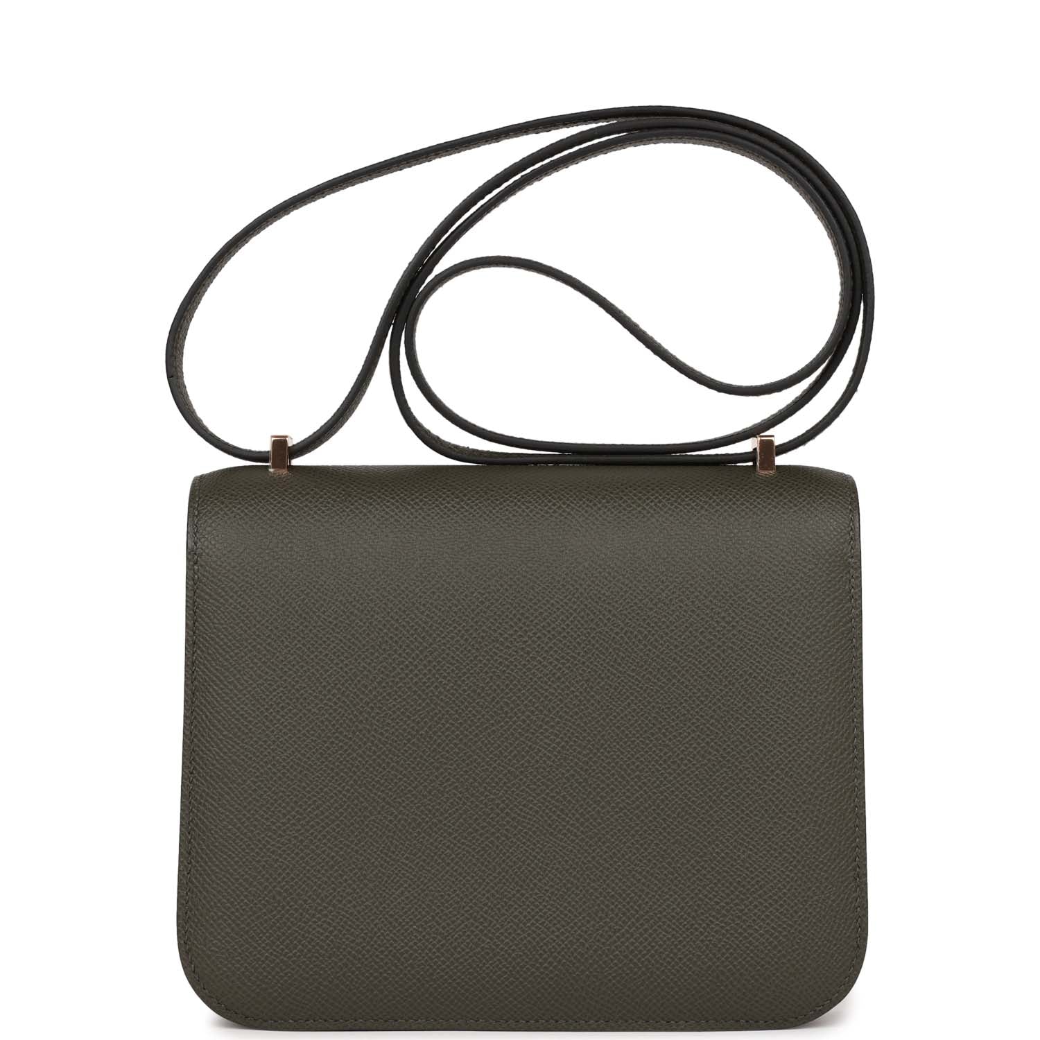Replicate Hermes Constance 18 Vert de Gris Epsom Rose Gold Hardware(1:1 replica)