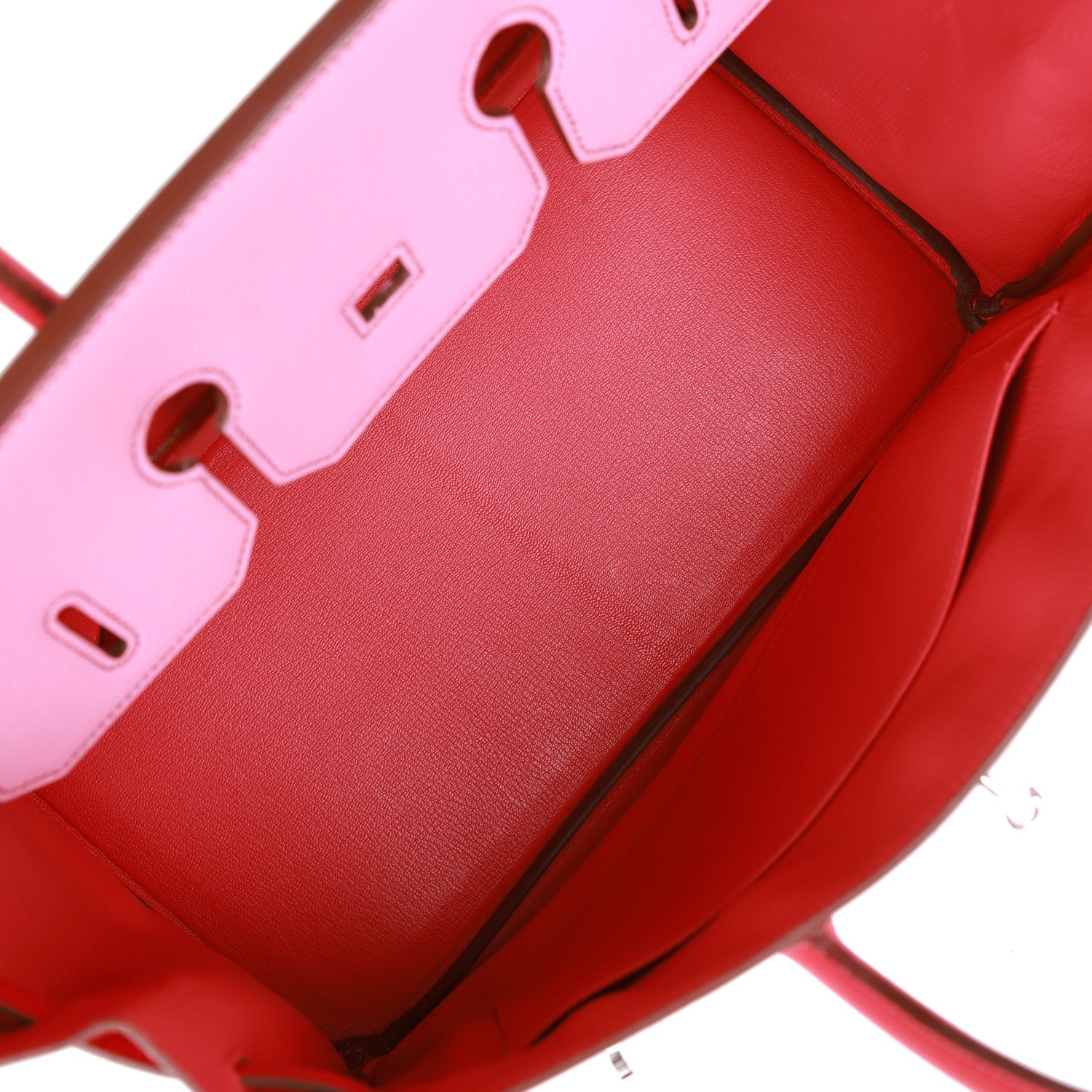 Replicate Hermes Special Order (HSS) Birkin 35 Bubblegum and Bougainvillea Epsom Palladium Hardware(1:1 replica)