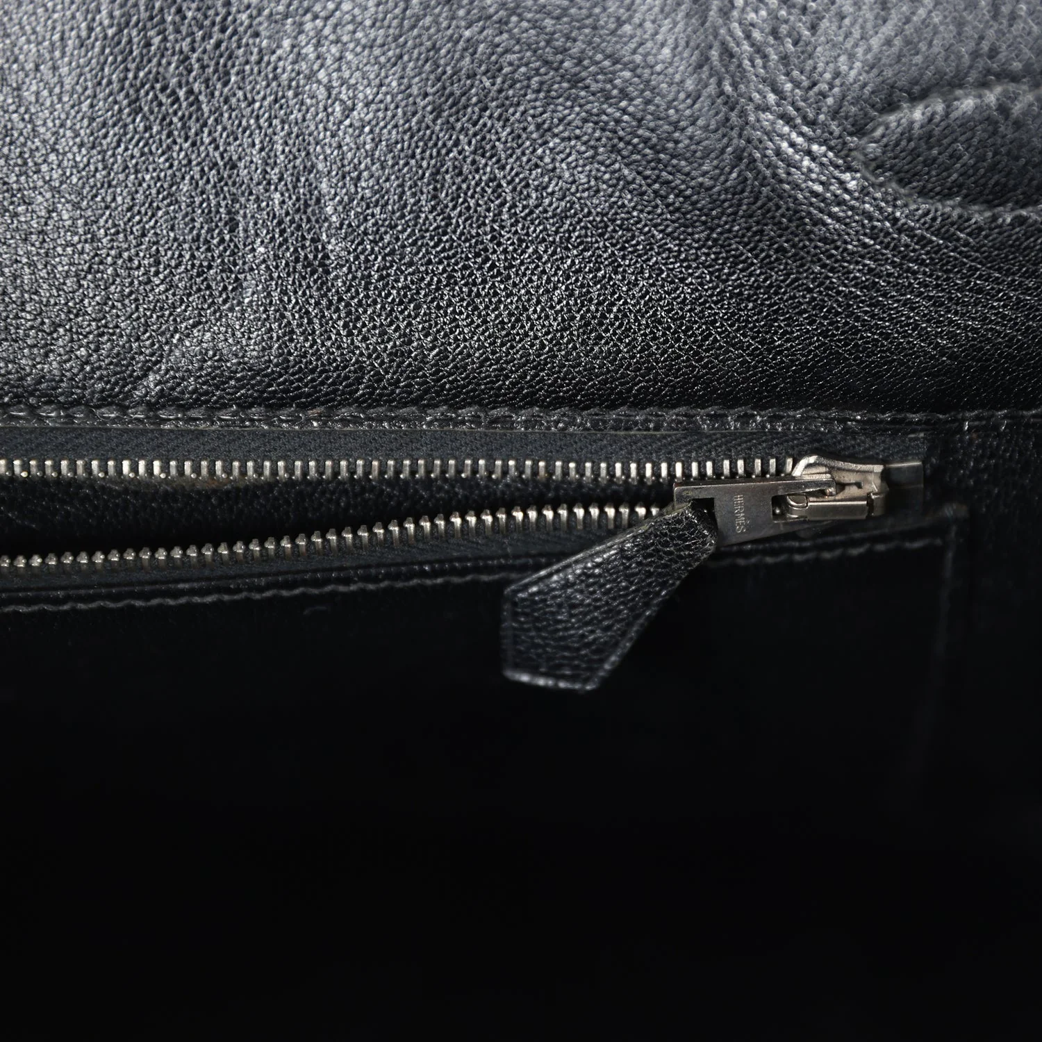 Replicate Vintage Hermes Birkin 35 Black Shiny Porosus Crocodile Palladium Hardware(1:1 replica)