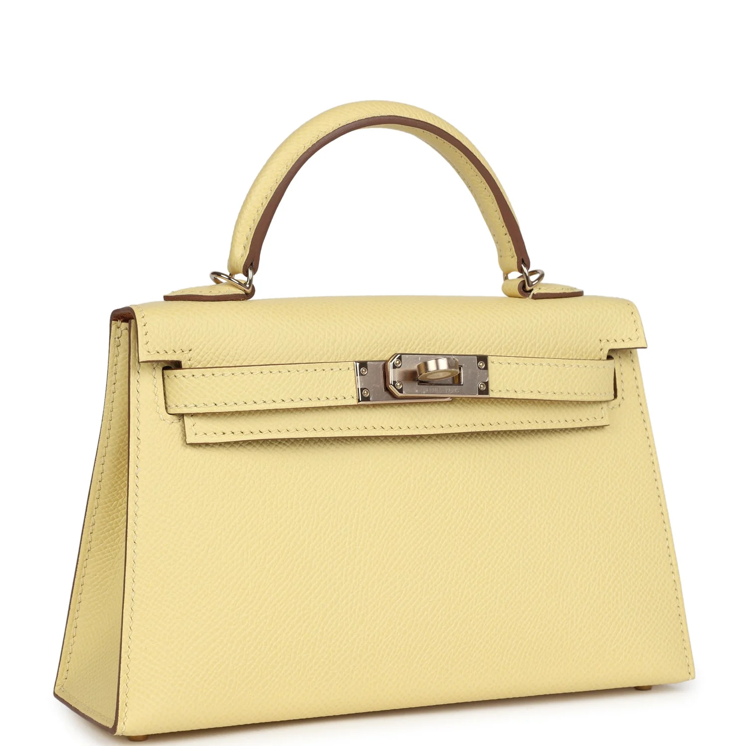 Replicate Hermes Special Order (HSS) Kelly Sellier 20 Jaune Poussin Verso Epsom Permabrass Hardware(1:1 replica)