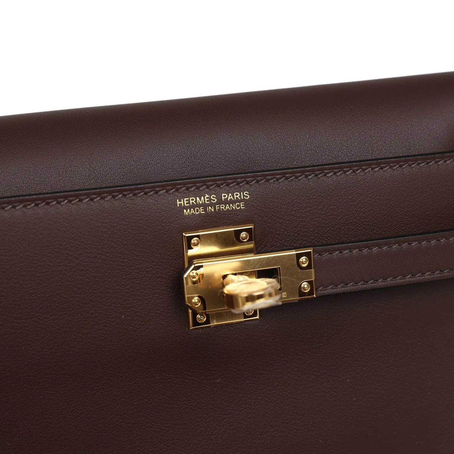 Replicate Hermes Kelly Danse Anate Moka Swift Gold Hardware(1:1 replica)