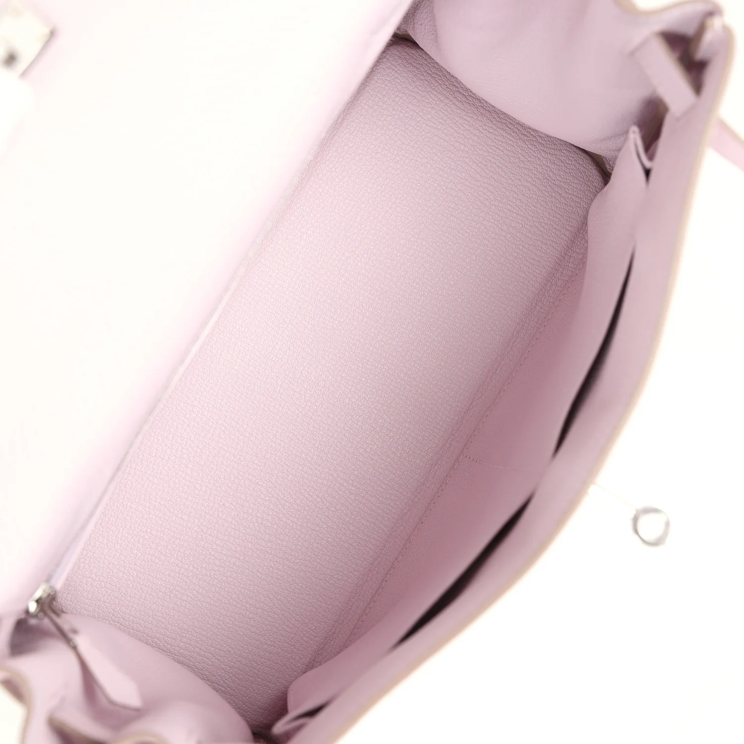 Replicate Hermes Kelly Retourne 28 Mauve Pale Clemence Palladium Hardware(1:1 replica)