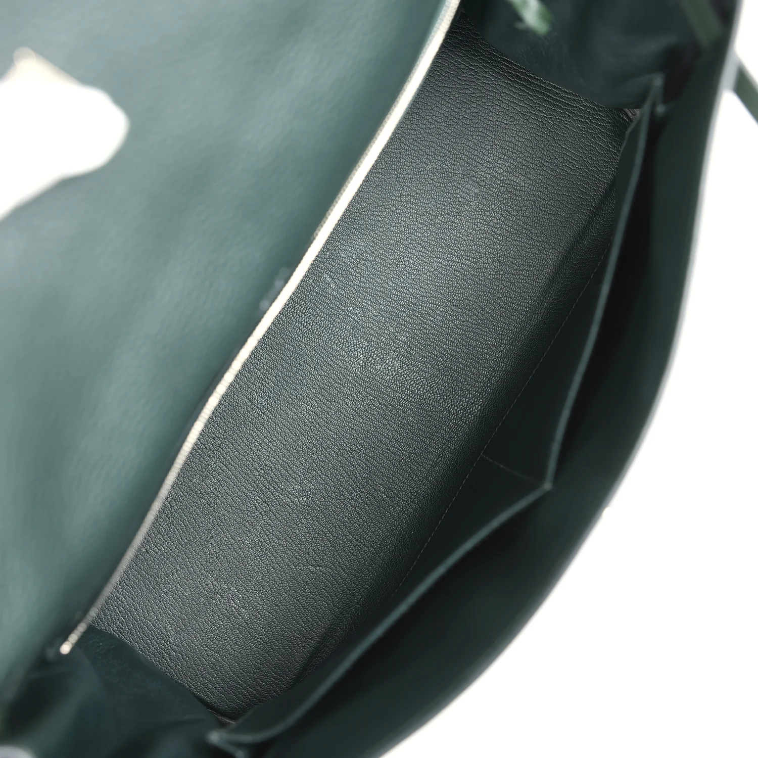 Replicate Hermes Ghillies Kelly 35 Retourne Vert Fonce Clemence and Vert Anglais Evercolor Palladium Hardware(1:1 replica)