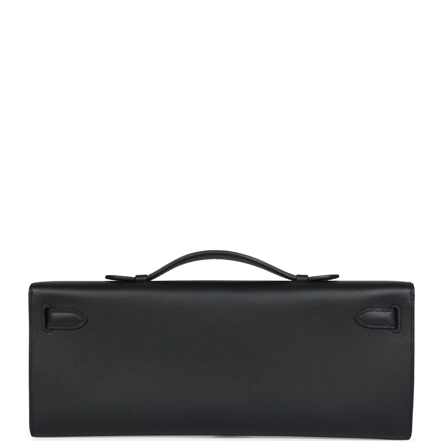 Replicate Hermes Kelly Cut Black Swift Palladium Hardware(1:1 replica)