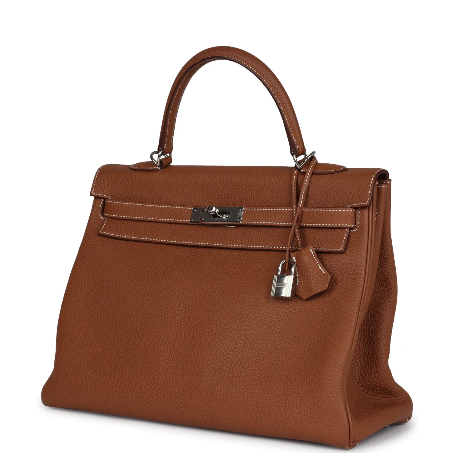 Replicate Hermes Kelly Retourne 35 Gold Togo Palladium Hardware(1:1 replica)