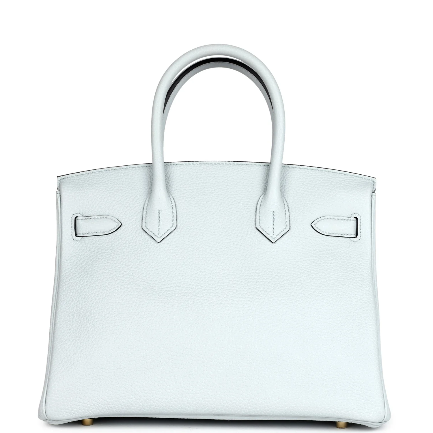 Replicate Hermes Birkin 30 Bleu Pale Togo Gold Hardware(1:1 replica)