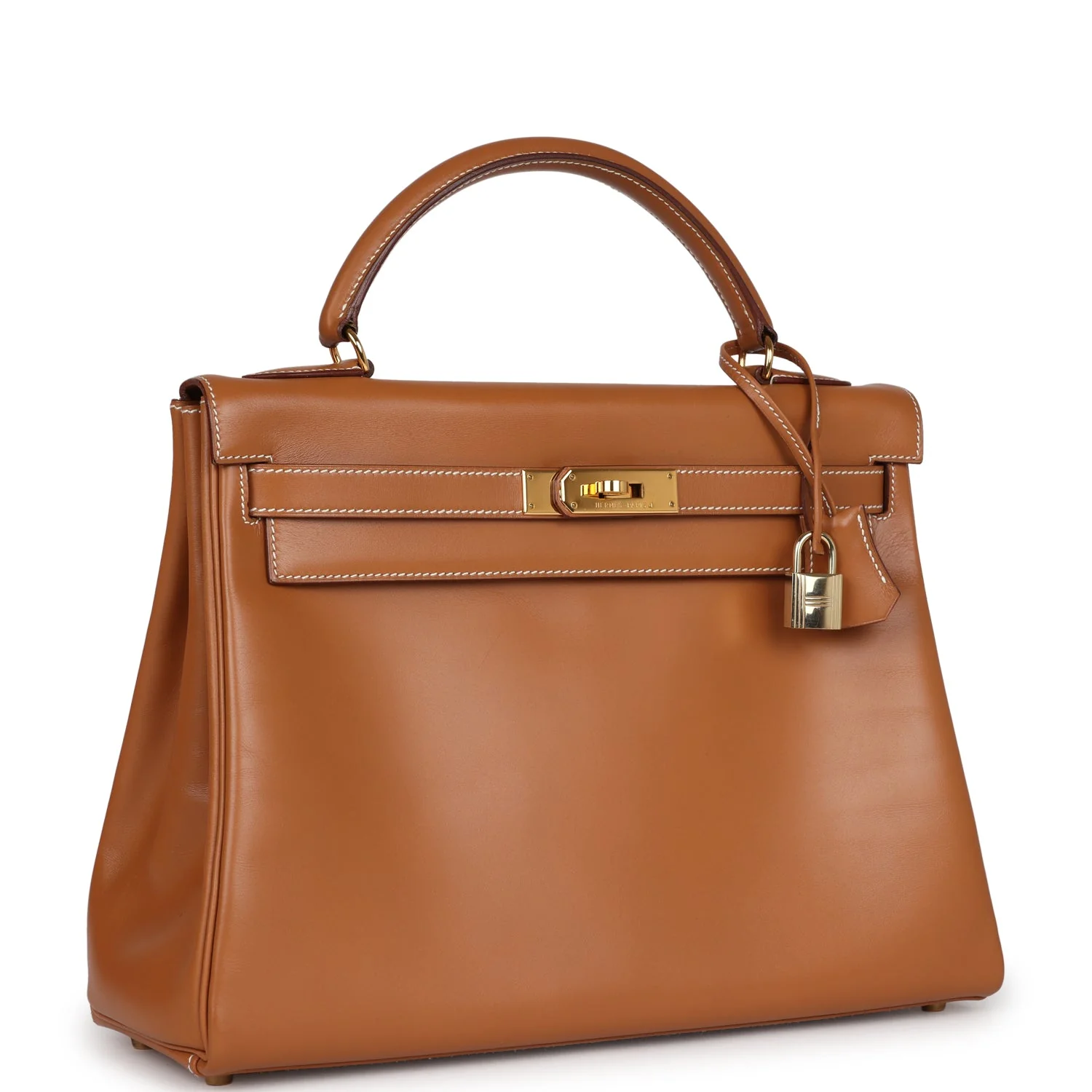 Replicate Vintage Hermes Kelly Retourne 32 Naturel Sable Chamonix Gold Hardware(1:1 replica)