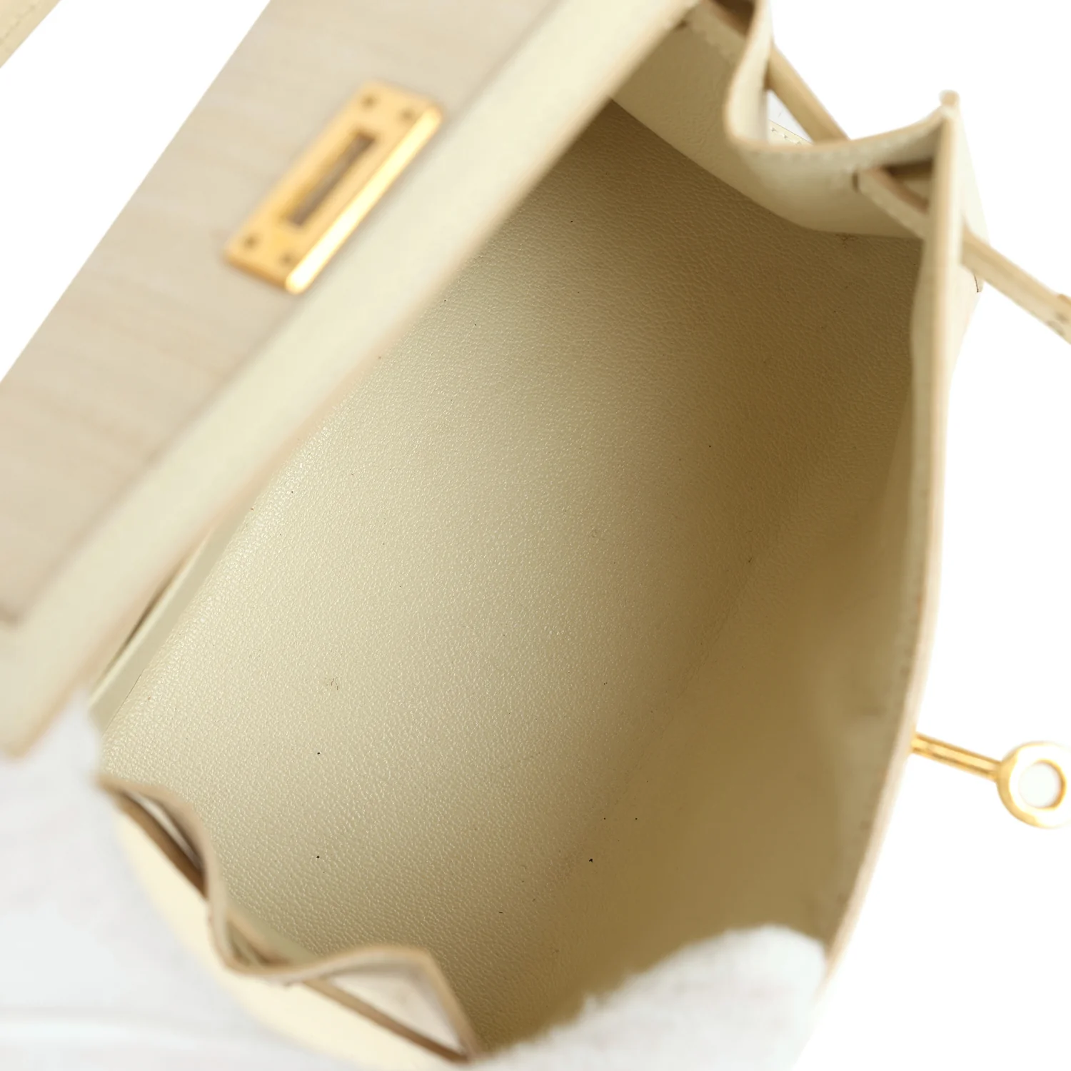 Replicate Vintage Hermes Kelly Sellier 20 Parchemin Crinoline and Box Gold Hardware(1:1 replica)