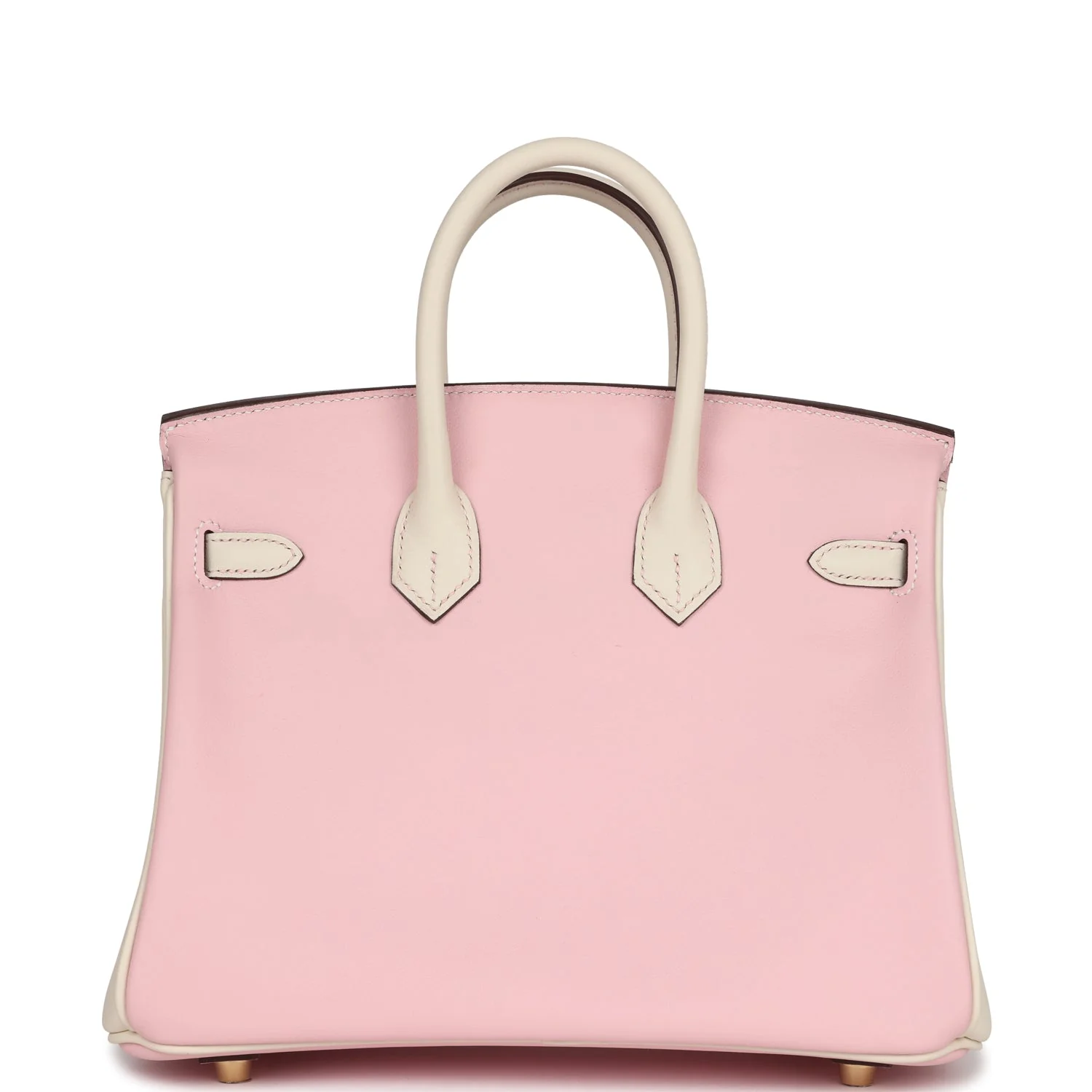 Replicate Hermes Special Order (HSS) Birkin 25 Rose Sakura and Nata Swift Permabrass Hardware(1:1 replica)