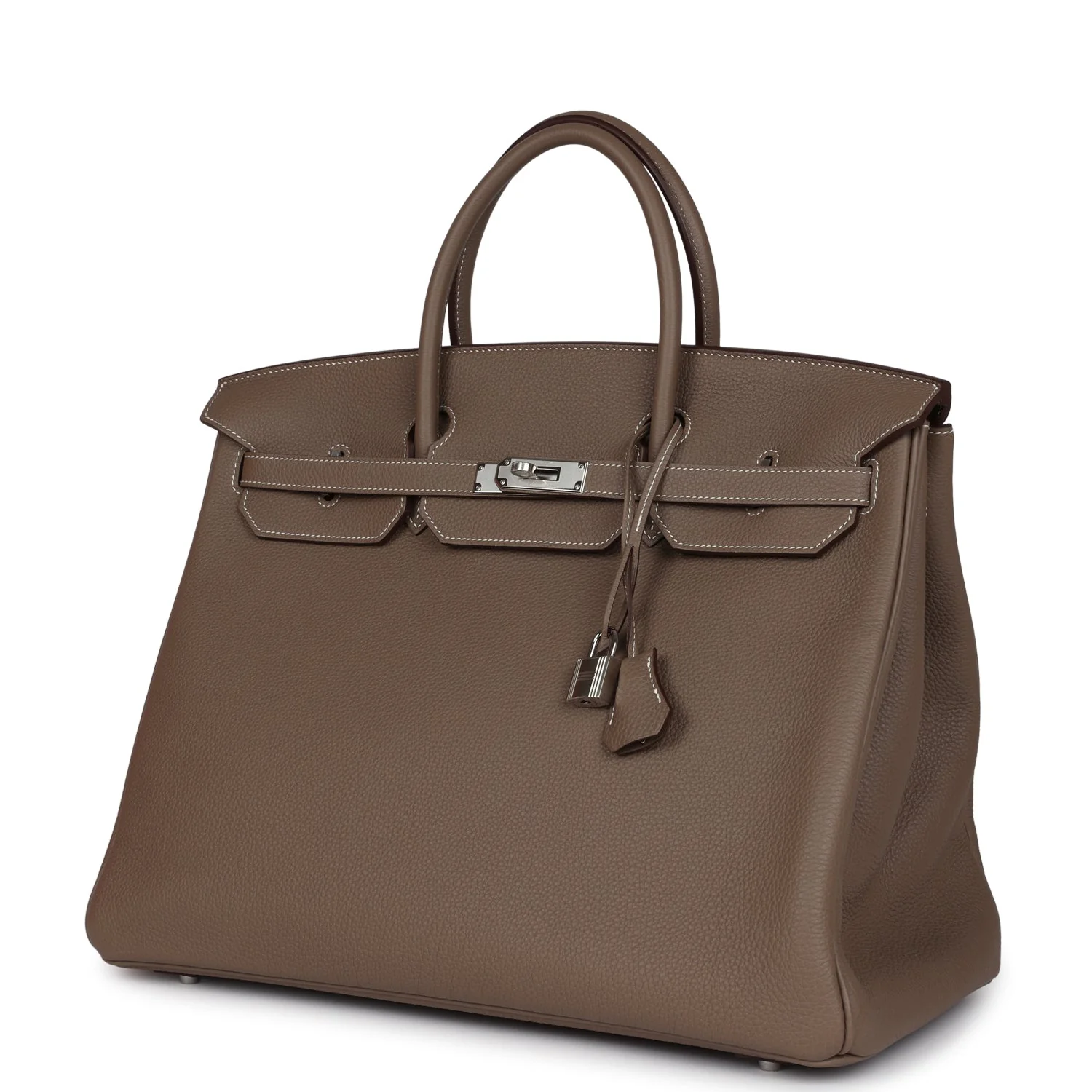 Replicate Hermes Birkin 40 Etoupe Togo Palladium Hardware(1:1 replica)